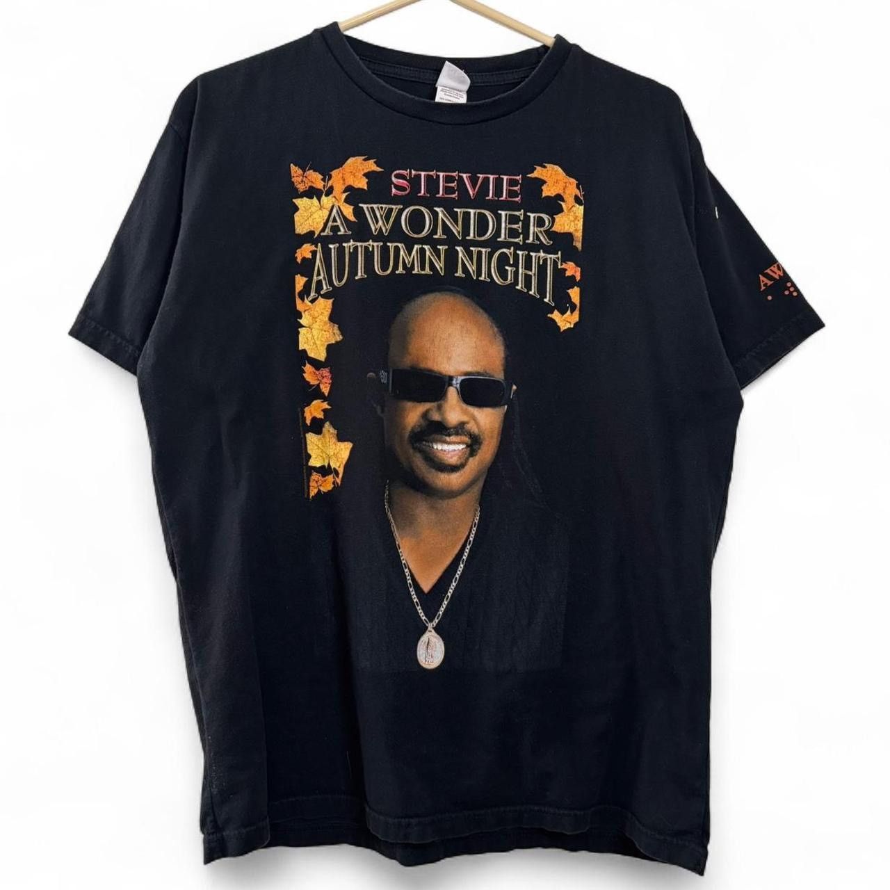 Vintage Vintage 2007 Stevie Wonder "A Wonder Autumn Night" Tour Tee Size US L / EU 52-54 / 3 - 1 Thumbnail