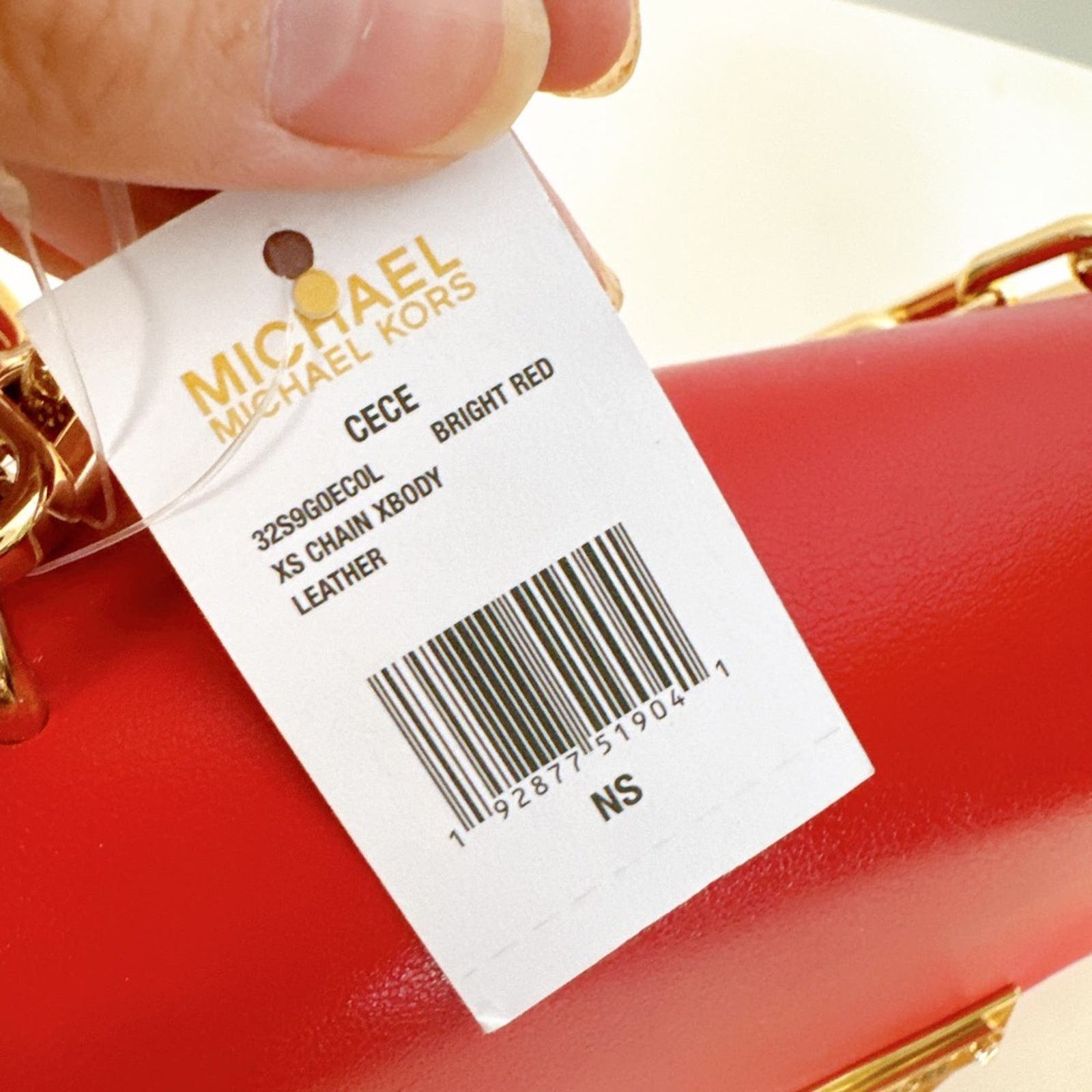Michael Kors Michael Kors 32S9G0EC0L Cece Extra-Small Leather Crossbody Size ONE SIZE - 6 Thumbnail