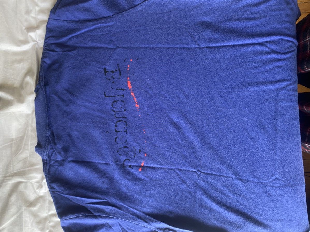 Balenciaga Purple Balenciaga Logo Tee Size US L / EU 52-54 / 3 - 4 Thumbnail