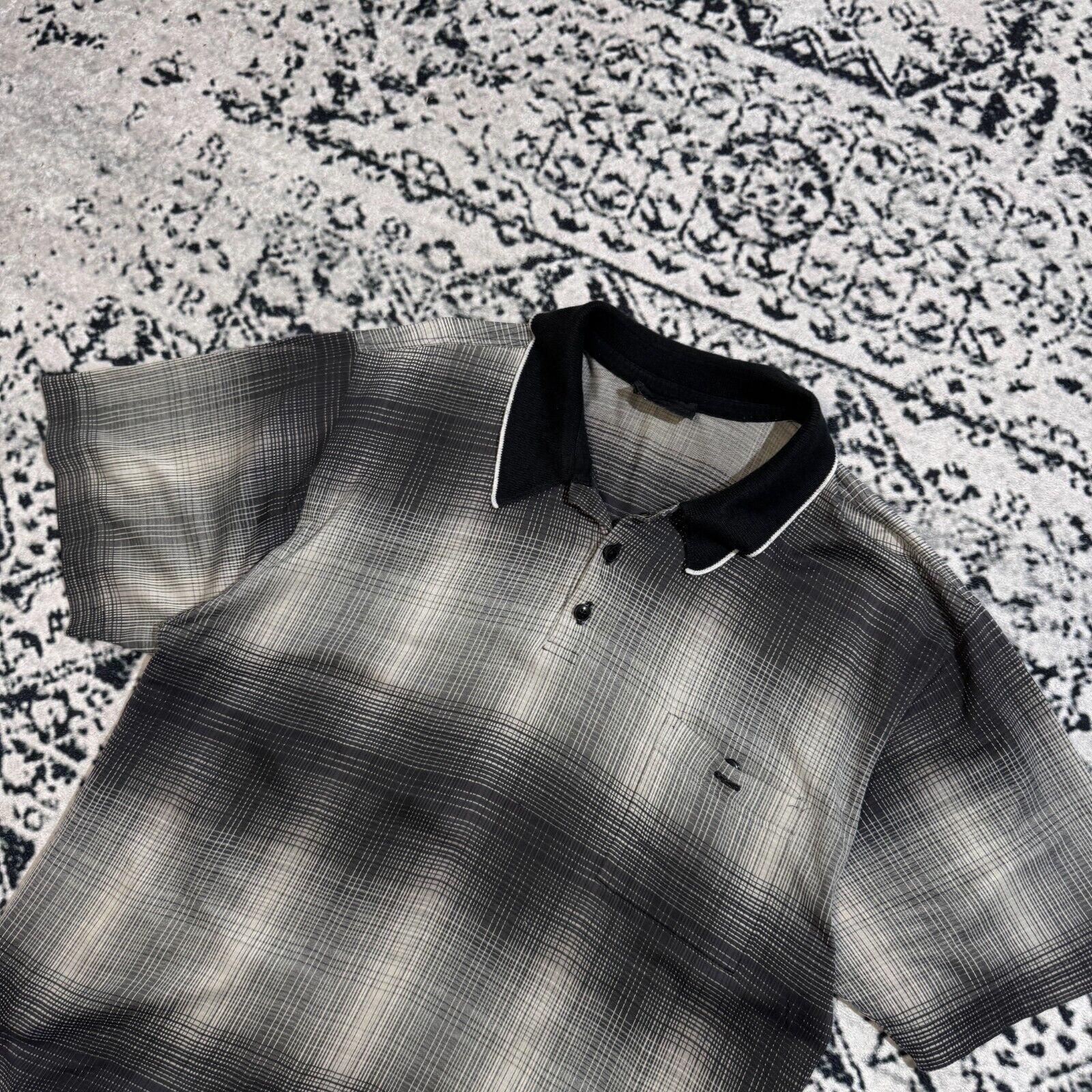 Carlo Colucci × Vintage Vintage Carlo Colluci Unisex Gray Cotton Polo Shirt Size L Size US L / EU 52-54 / 3 - 6 Thumbnail