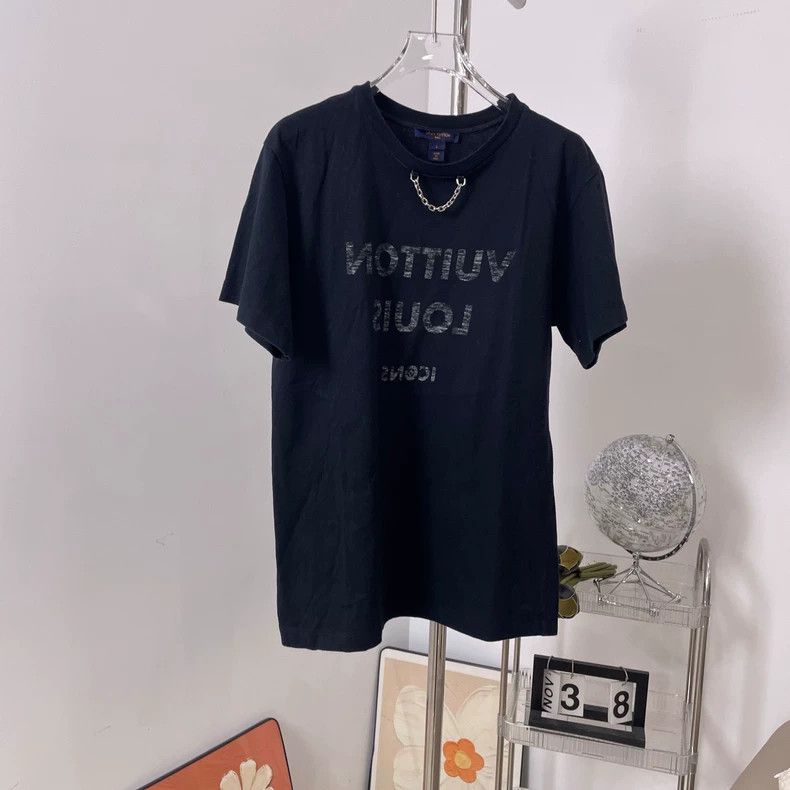 Louis Vuitton Louis Vuitton Black Short Sleeve T-shirt Size US L / EU 52-54 / 3 - 1 Thumbnail