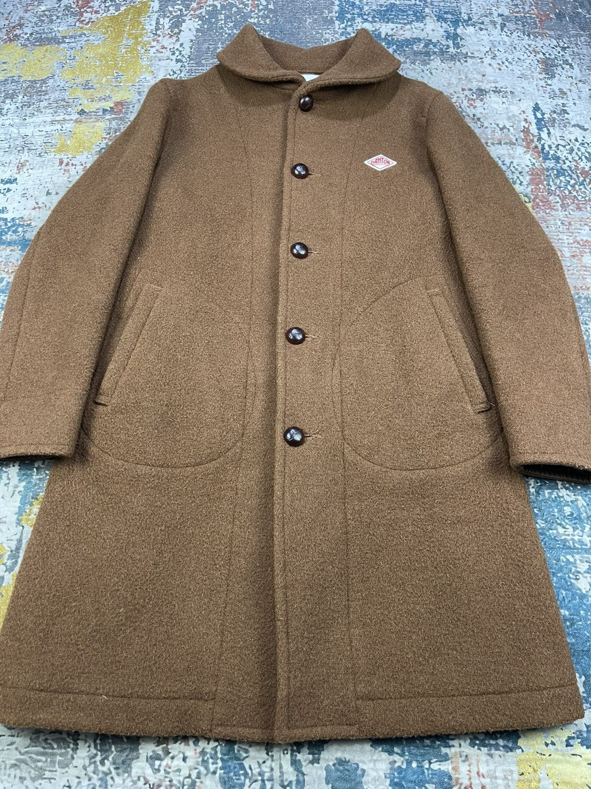 Danton Danton Vetements Camel Wool Coats Size US XXS / EU 40 - 2 Thumbnail