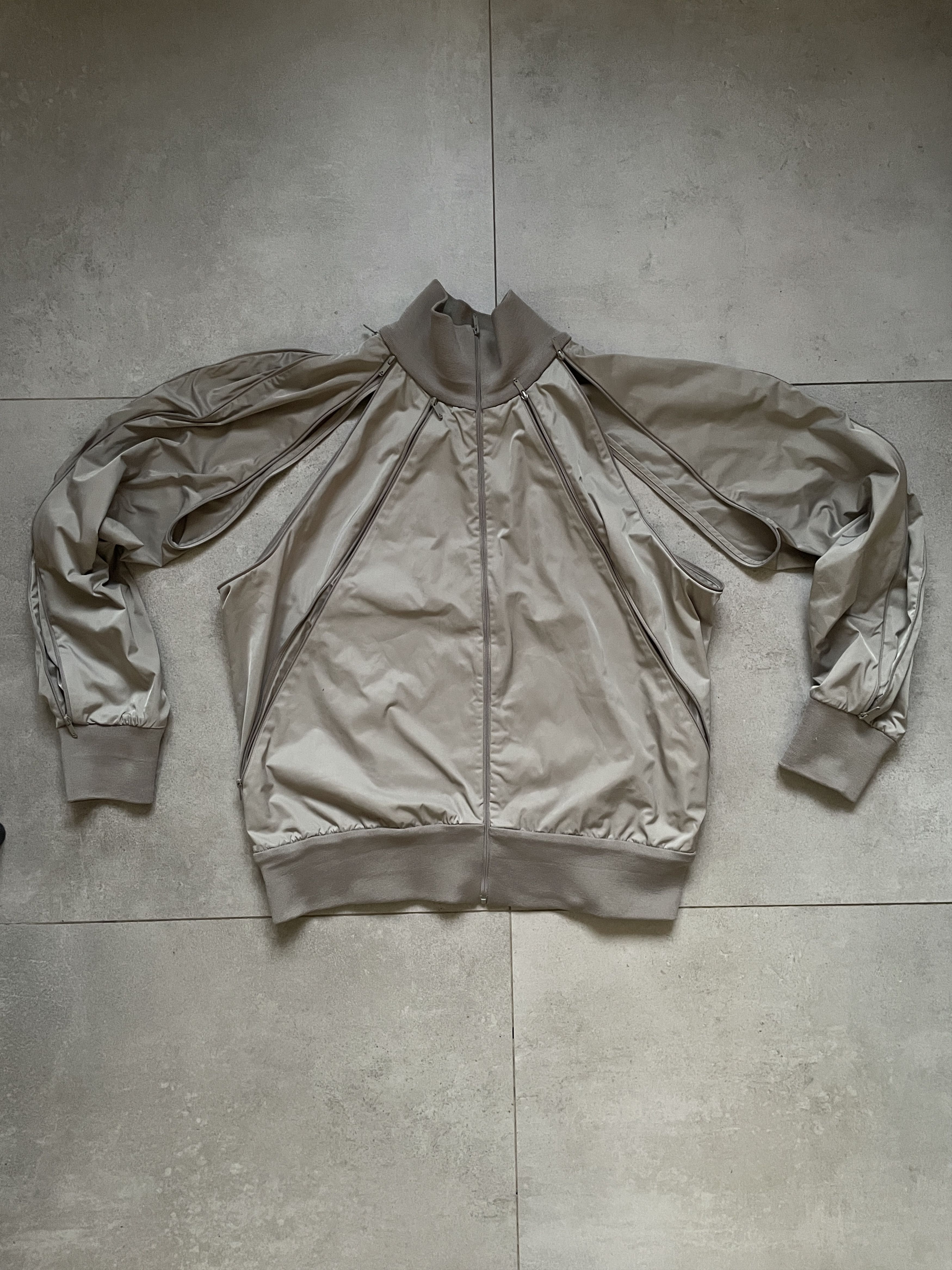 G-Star G STAR RAW X MARC NEWSMAN GRAY ZIPPER BOMBER JACKET Size US L / EU 52-54 / 3 - 3 Thumbnail