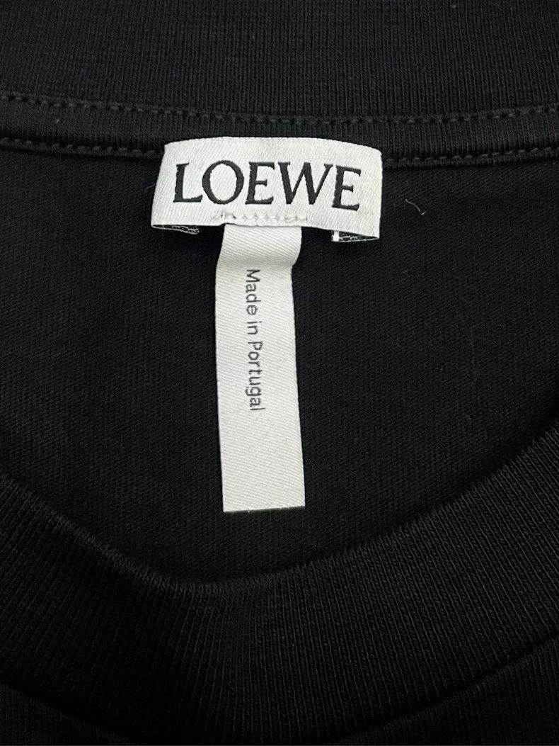 Loewe LOEWE Gray chest double color embroidered logo striped hoo Size S / US 4 / IT 40 - 5 Thumbnail