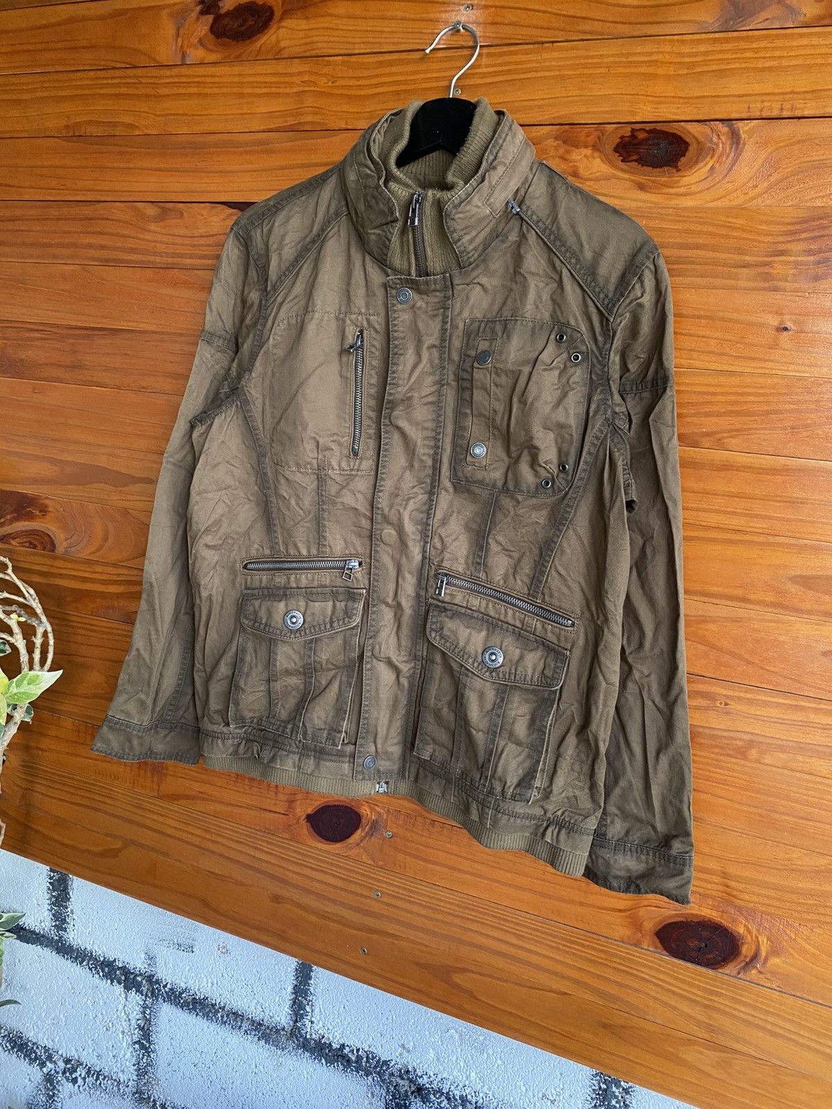 Japanese Brand Roushatte Authentic Shell Garments Brown Utility Jacket Size US M / EU 48-50 / 2 - 4 Thumbnail