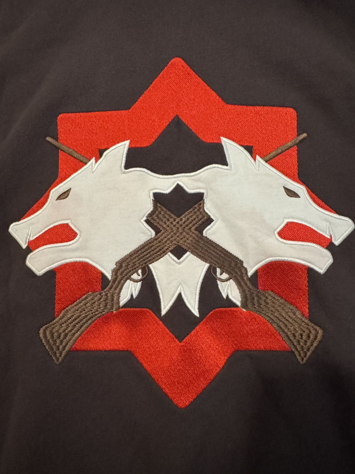 murd333r.fm MFM Special Ops Brown Wolf Hoodie L with patch Size US L / EU 52-54 / 3 - 5 Thumbnail