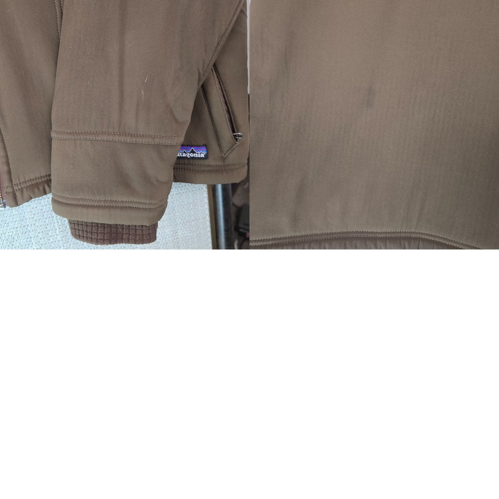Patagonia VINTAGE Patagonia Jacket Softshell Full Zip Fleece Lined Brown XL Mens Size US XL / EU 56 / 4 - 10 Thumbnail