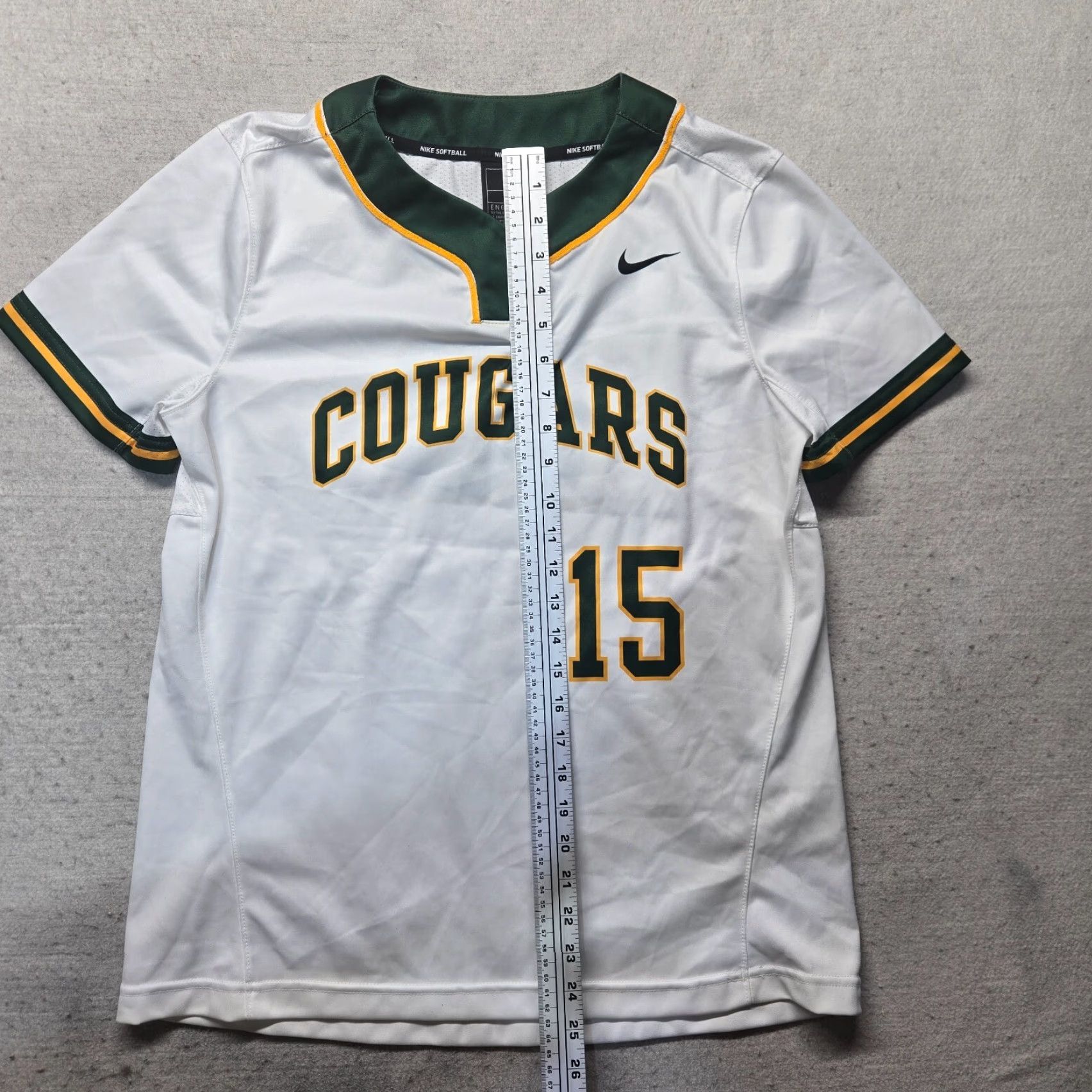 Nike Nike Pulaski County Virginia VA Softball Jersey Adult Ladies Womens Size L Large White Jersey 90s Concert Team Womens Size L / US 10 / IT 46 - 5 Thumbnail