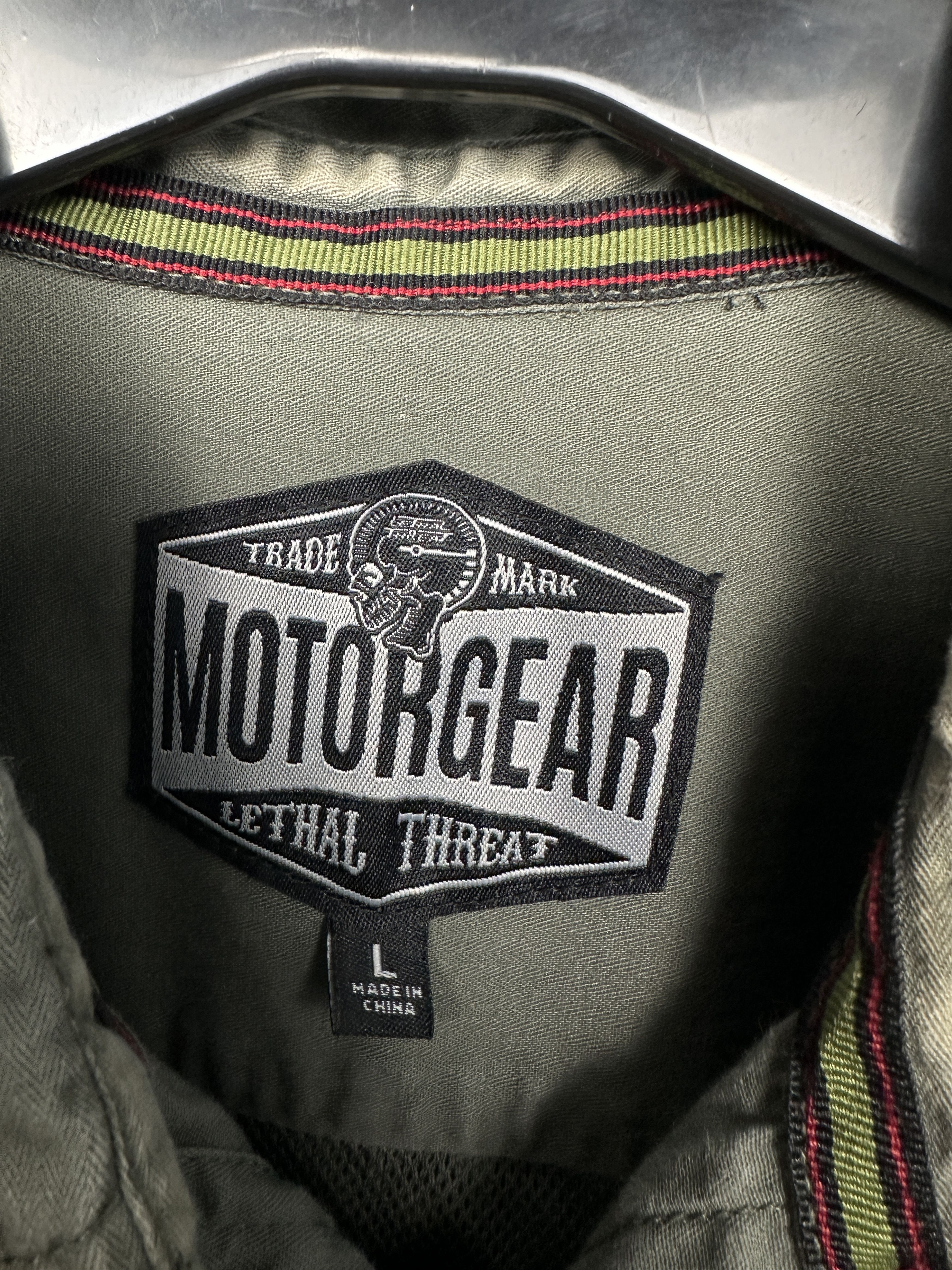 Vintage Motorgear Mens Biker Shirt Bombs Away Naked Girl Size US L / EU 52-54 / 3 - 7 Thumbnail