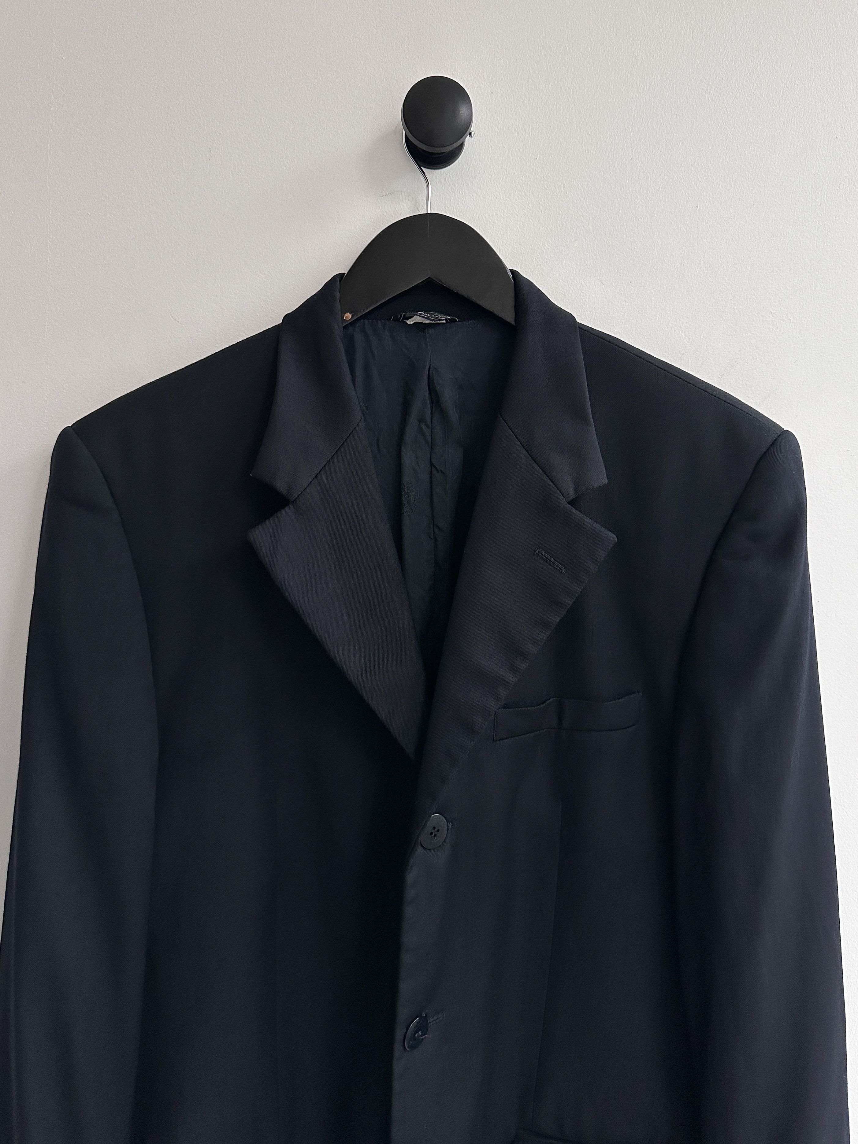 Versace Vintage Gianni Versace Navy Blazer Size 50R - 4 Thumbnail