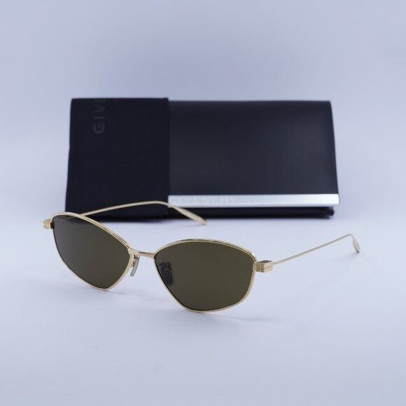 Givenchy 🕶️ New Givenchy GV40059U 30J Sunglasses - Shiny Gold Frame Size ONE SIZE - 9 Thumbnail
