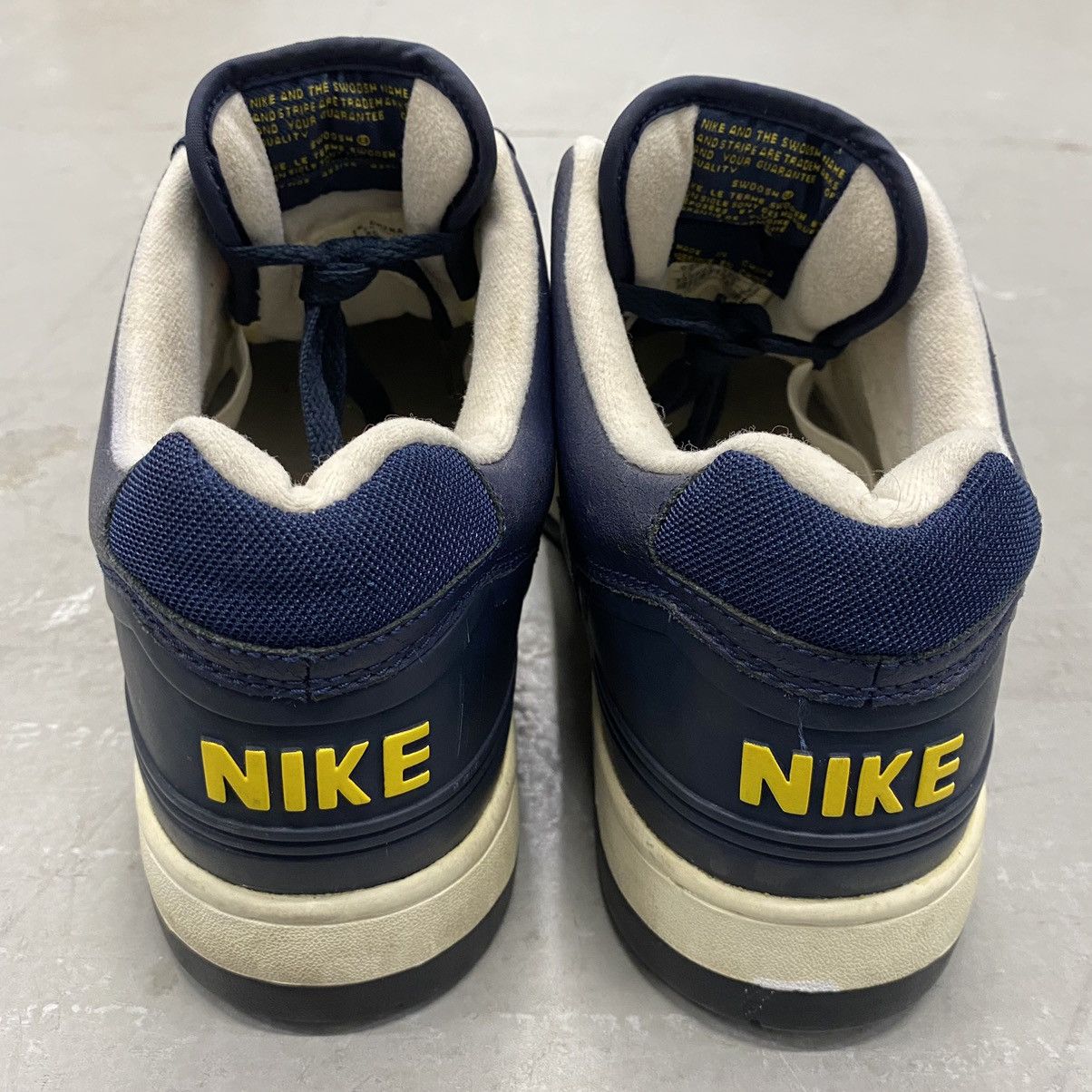 Nike × Vintage Vintage 2003 Nike Air Force 2 “Michigan” Navy/Yellow RARE Size US 11 / EU 44 - 5 Thumbnail
