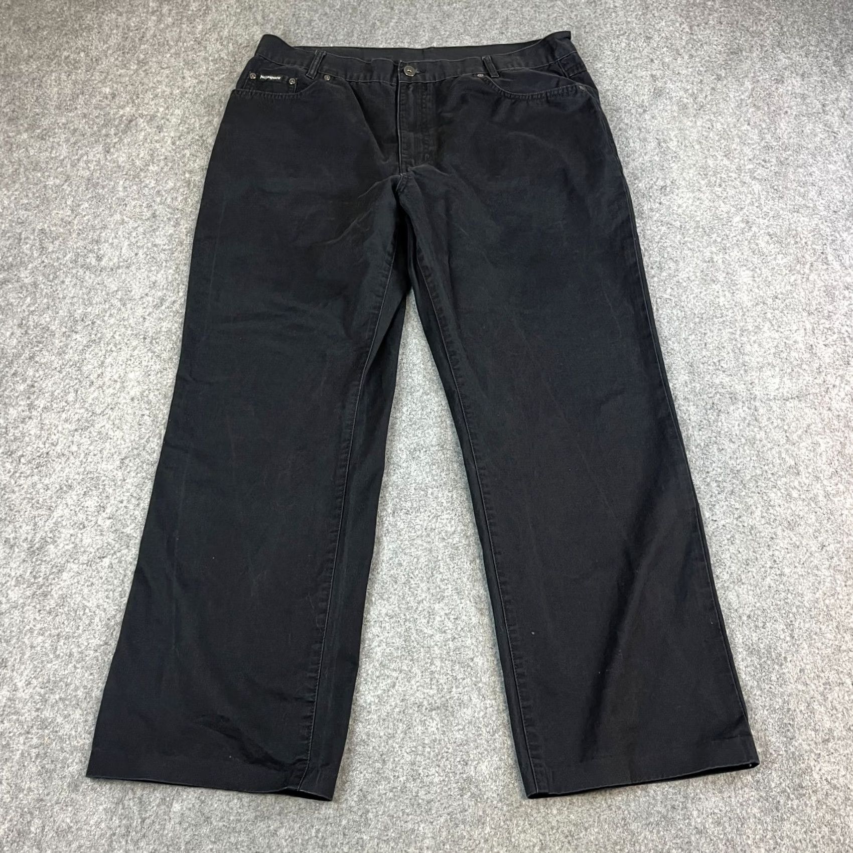 Yves Saint Laurent VINTAGE Yves Saint Lauren Jeans Relaxed 36 30 Black Denim 5-Pocket Mens Size US 36 / EU 52 - 2 Thumbnail