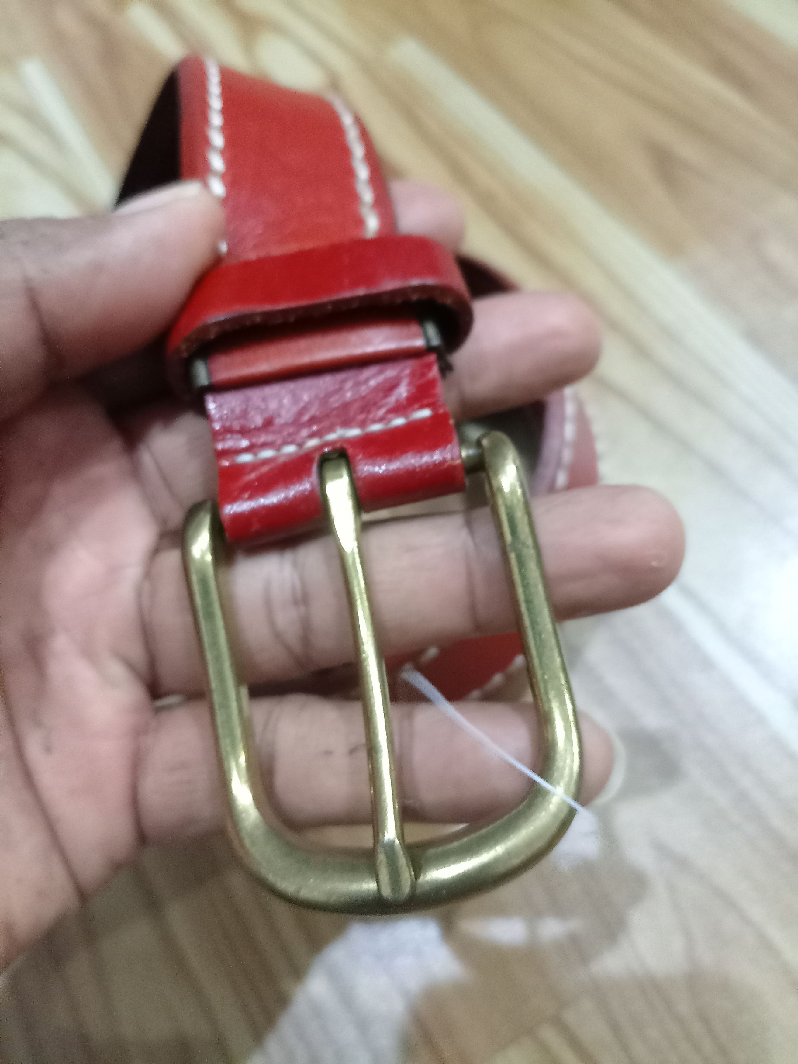Japanese Brand × RAGEBLUE Rageblue leather belt size max 34 inc Size 34 - 2 Thumbnail