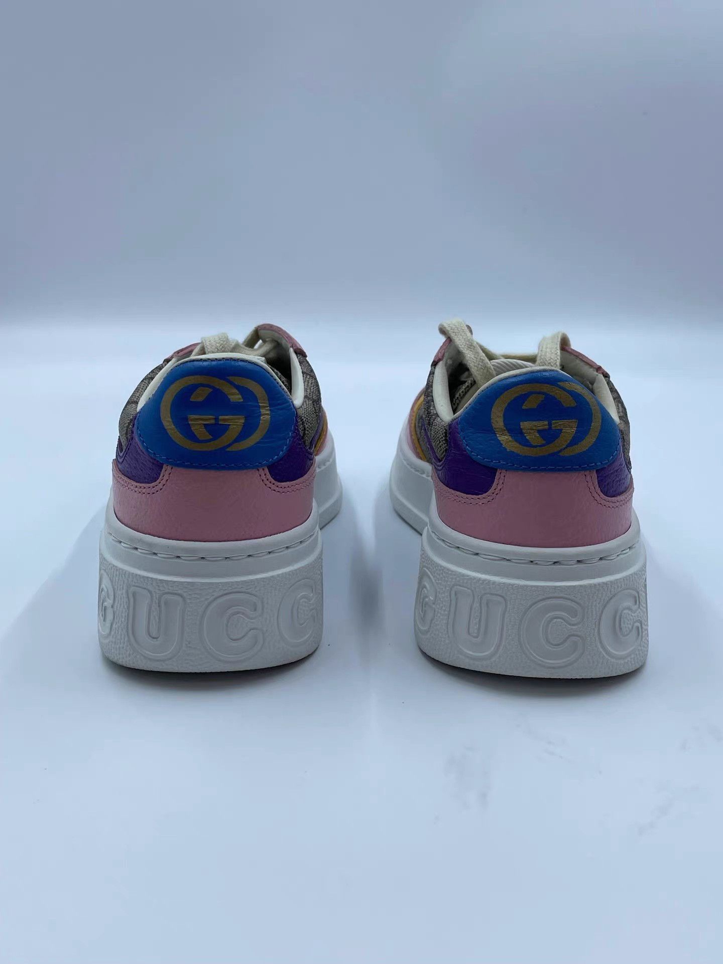 Gucci GUCCI Canvas Cookie Sneakers K2 Size US 4.5 / IT 34.5 - 3 Thumbnail