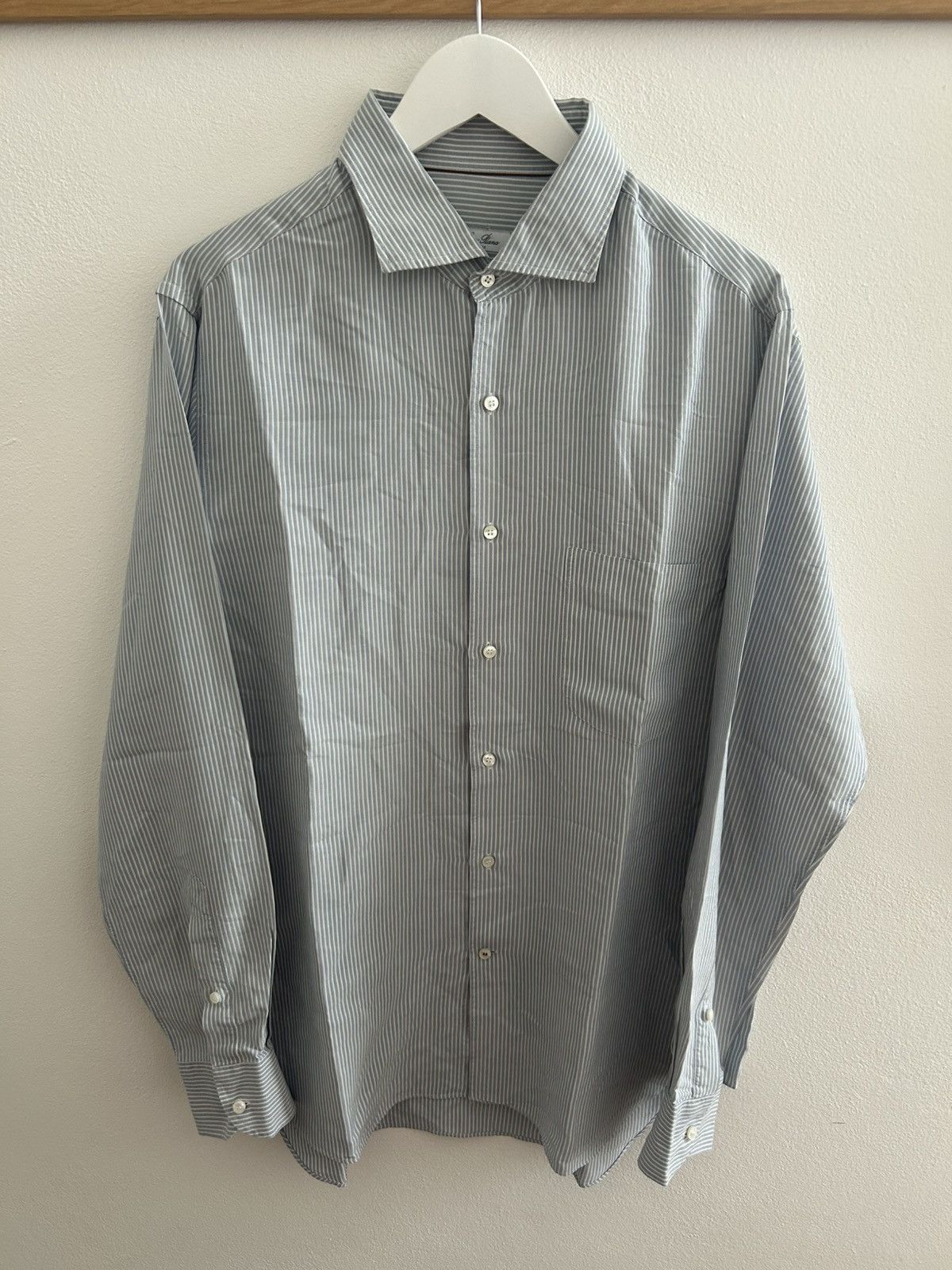 Loro Piana Loro Piana 100% silk vintage striped shirt Size US XL / EU 56 / 4 - 1 Thumbnail