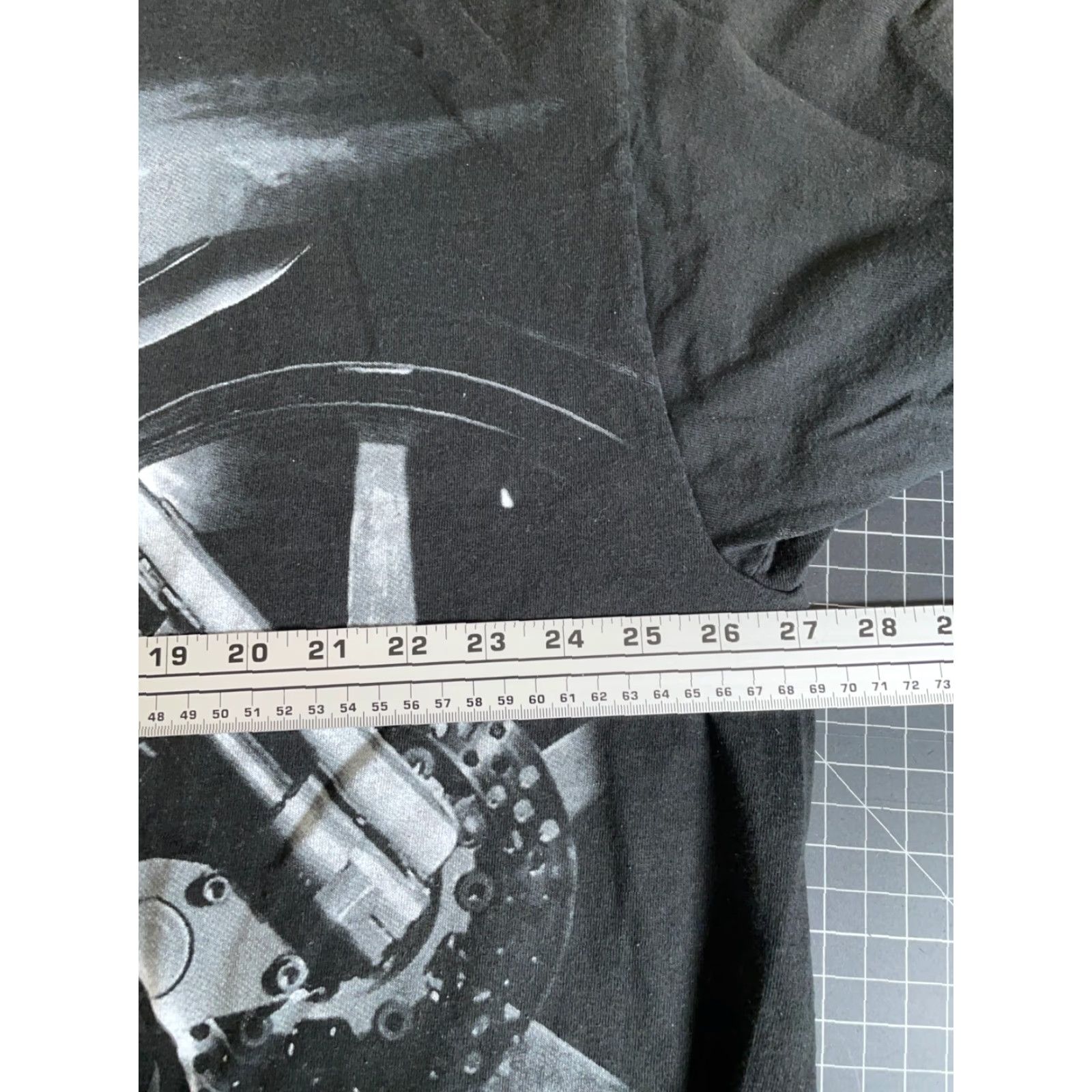 Harley Davidson VINTAGE Harley-Davidson T-Shirt 2XL Black Double Sided AOP 90s Biker City Outdoor Mens Size US XXL / EU 58 / 5 - 5 Thumbnail