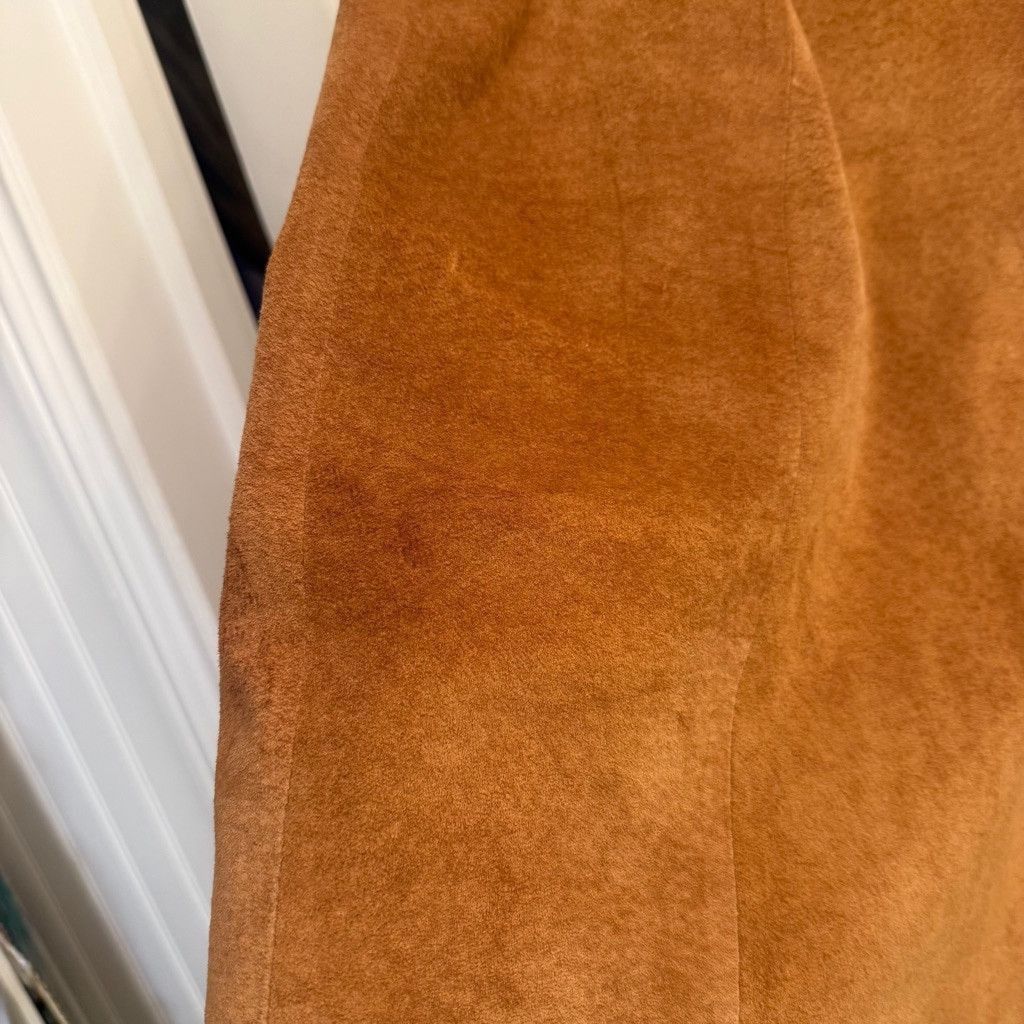 BB Dakota Vtg Women's BB Dakota Suede Skirt Size 7/8 Brown Size 28" / US 6 / IT 42 - 9 Thumbnail