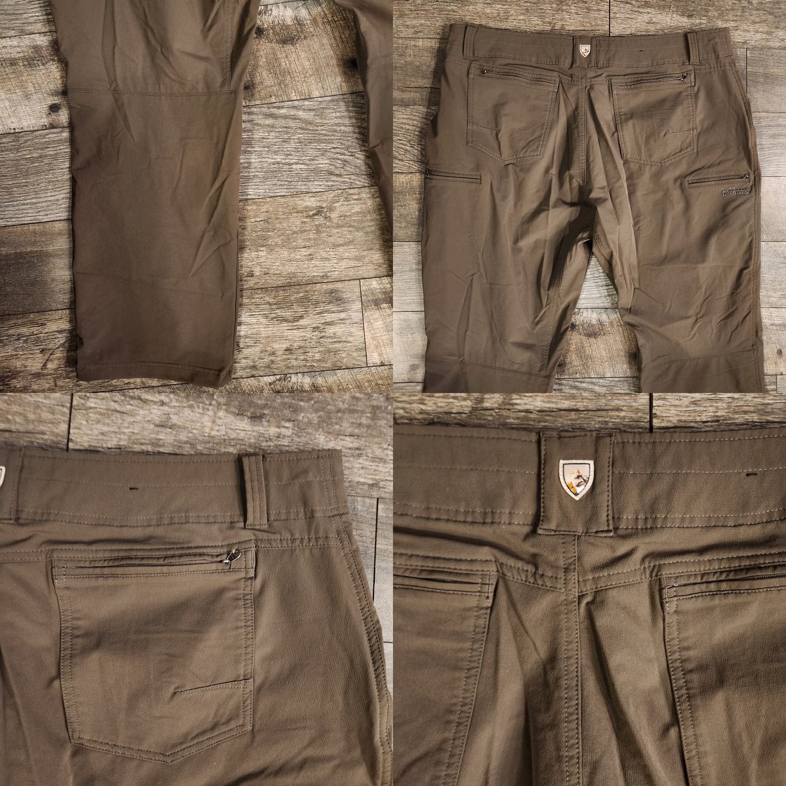 Vintage Kuhl Free Radikl Pants Mens 42x30 Brown Outdoor Performance Hiking Cargo 5-Pocket Regular Straight Vintage No Size US 42 / EU 58 - 8 Thumbnail