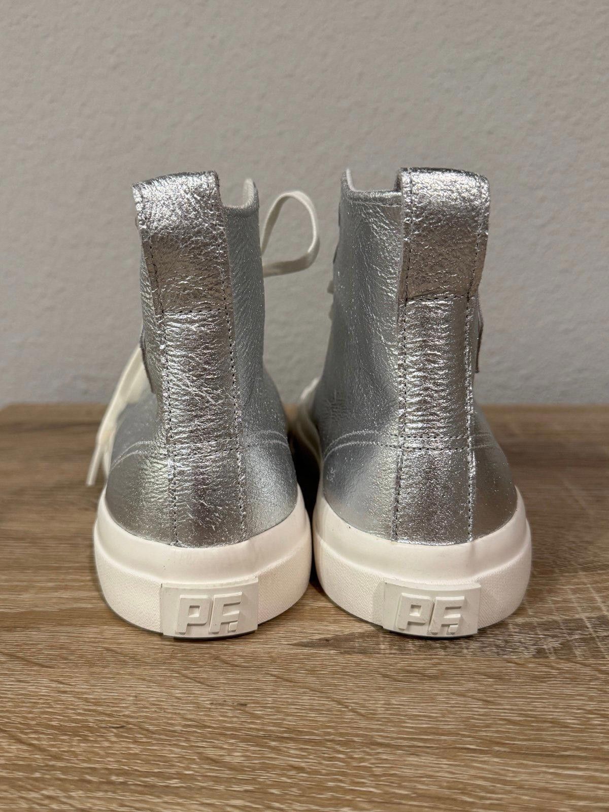 P.F. Flyers P.F Flyers Silver All American Hi Top Leather M 7.5/W 9 Size US 9 / IT 39 - 4 Thumbnail