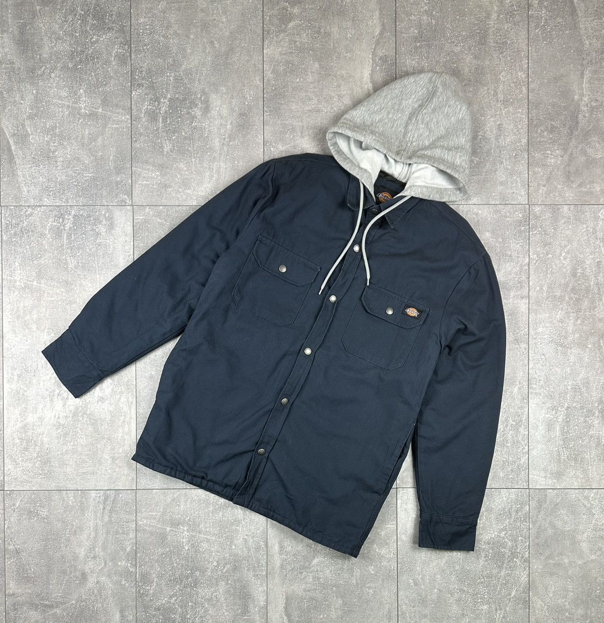 Dickies Dickies Hooded Overshot Denim Jacket Small Logo Size US S / EU 44-46 / 1 - 1 Thumbnail