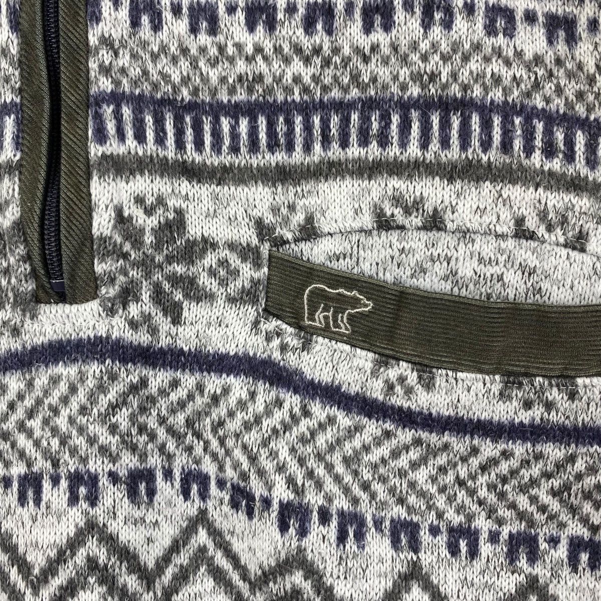 Golden Bear GOLDEN BEAR USA Native Navajo Aztec Overprint Half Zipper Size US M / EU 48-50 / 2 - 3 Thumbnail