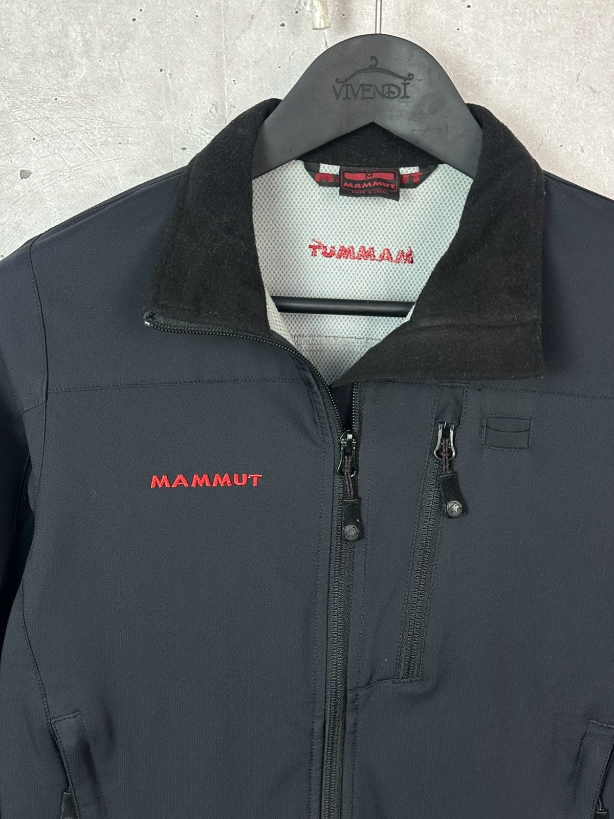 Mammut Mammut Black Zip Pocket Logo Women’s Soft Shell Jacket Size M / US 6-8 / IT 42-44 - 4 Thumbnail