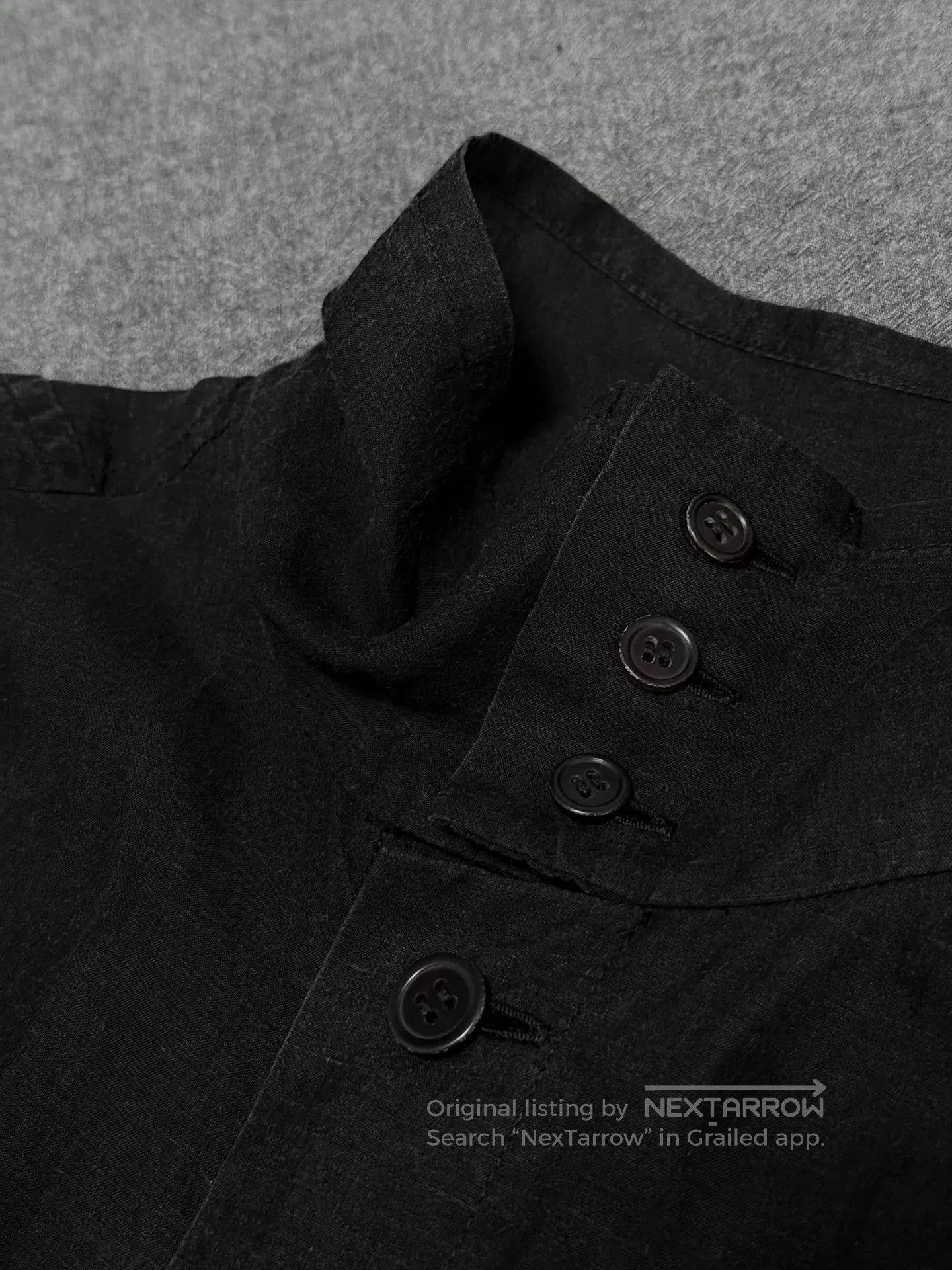Yohji Yamamoto Yohji Yamamoto Black Long Shirt. Size US M / EU 48-50 / 2 - 3 Thumbnail