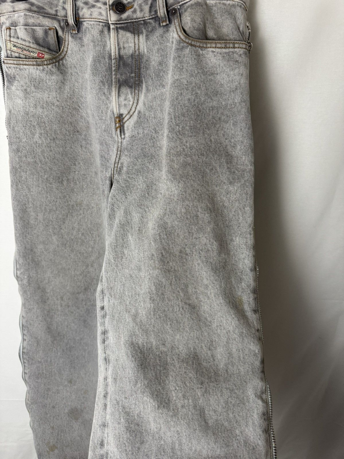 Diesel DIESEL runway side zip jeans Size US 32 / EU 48 - 4 Thumbnail