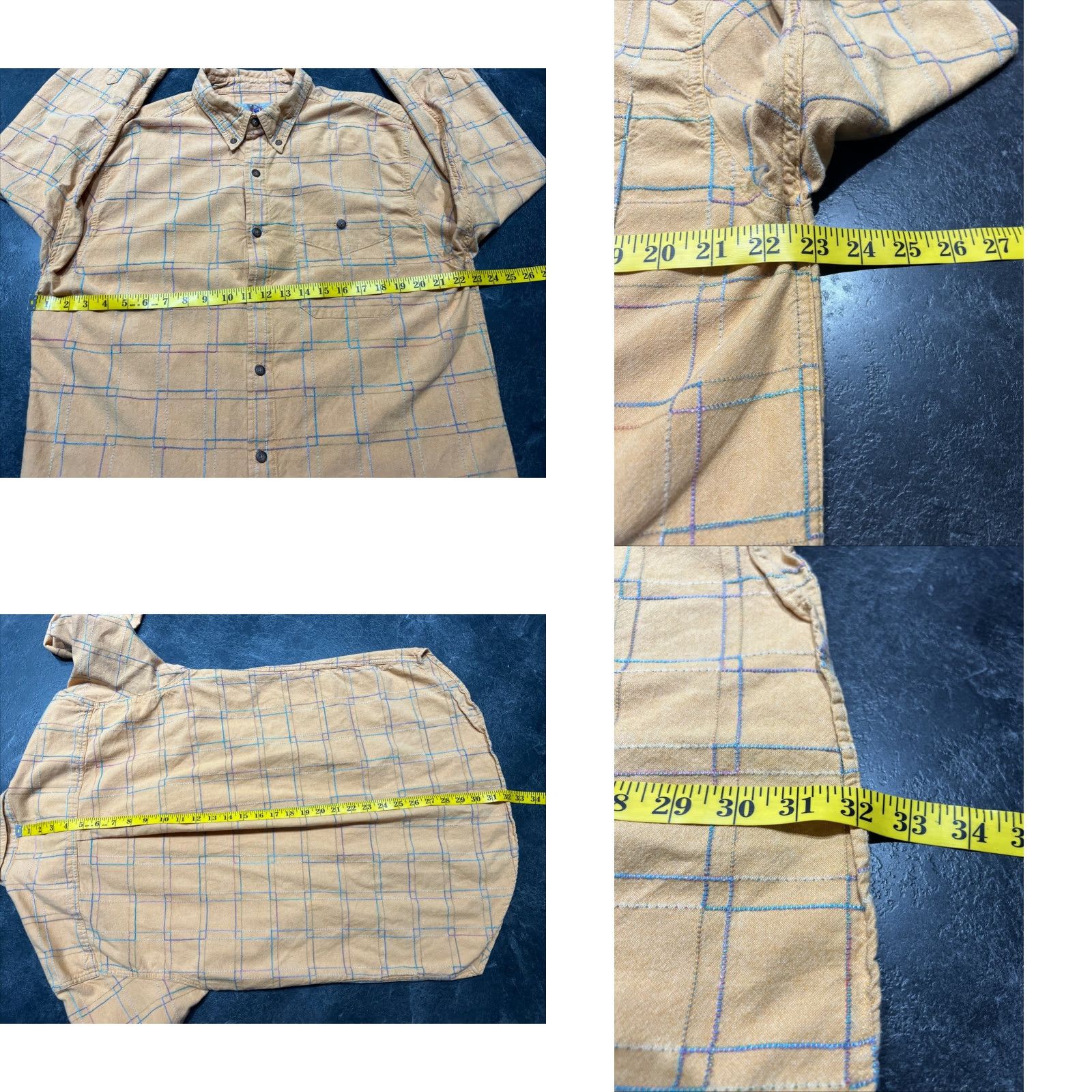The Territory Ahead The Territory Ahead Shirt Mens L Plaid Button-Down Long Sleeve Pocket Multicolor Cotton Viscose Woven Regular Button-Up Collar-Down Size US L / EU 52-54 / 3 - 8 Thumbnail