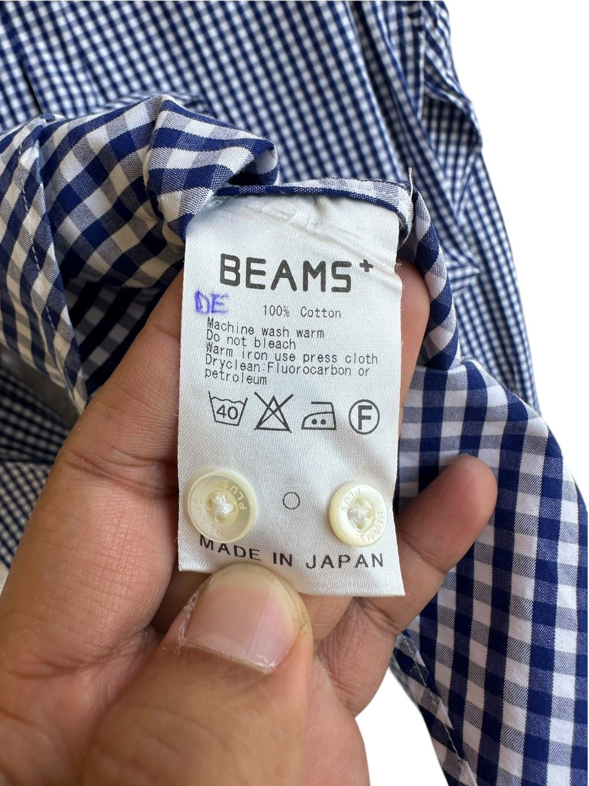 Beams Plus Beams Plus Japan Gingham Check Button Down Shirt Size US M / EU 48-50 / 2 - 6 Thumbnail