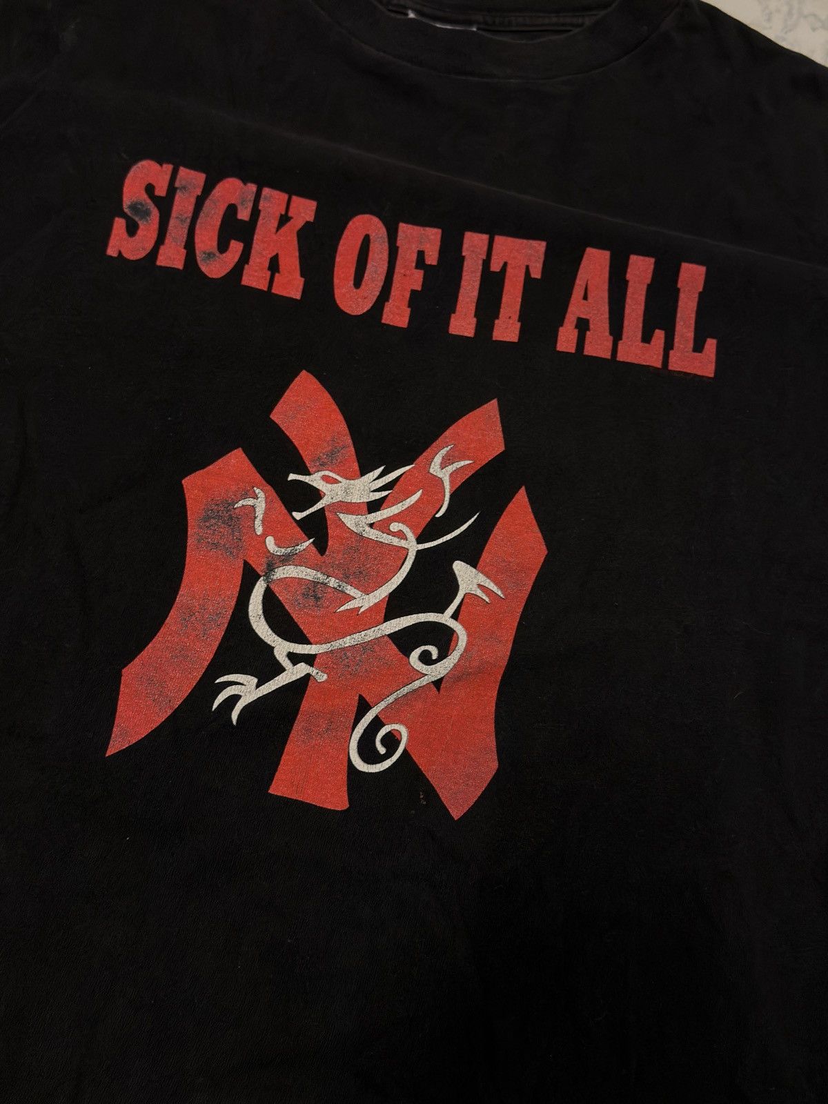 Vintage Vintage Sick Of It All NHYC Tee Size US XL / EU 56 / 4 - 3 Thumbnail
