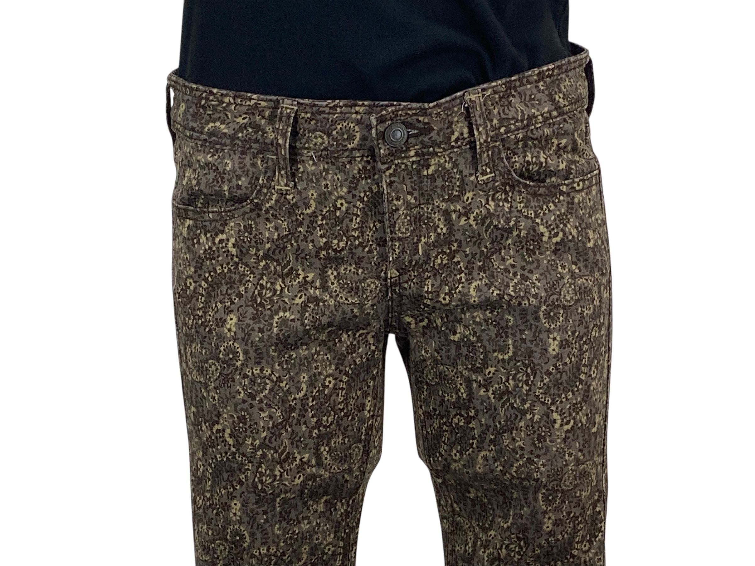Japanese Brand Betty Smith Skinny Camo Pants Buckle Back Pants Size 26" / US 2 / IT 38 - 3 Thumbnail