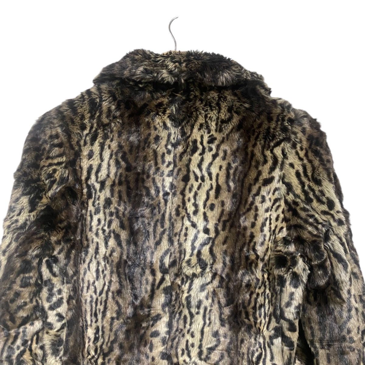 Schott MOUSSY X SCHOTT BROS Faux Fur Leopard Peacoat Jacket Size M / US 6-8 / IT 42-44 - 10 Thumbnail