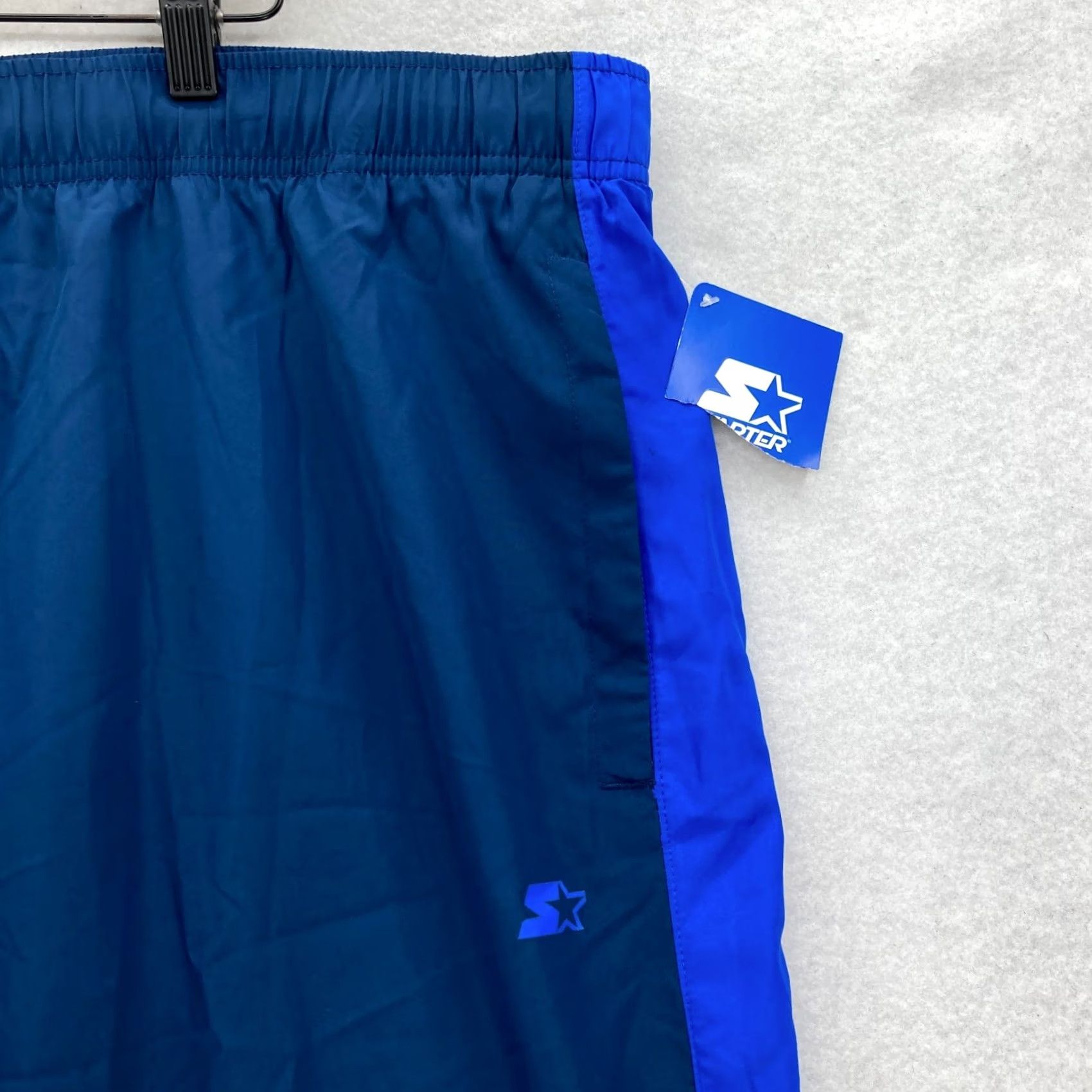 Champion VINTAGE Champion Warm Up Track Pants Mens 2XL Blue Lined Windbreaker Athletic Size US 39 - 3 Thumbnail