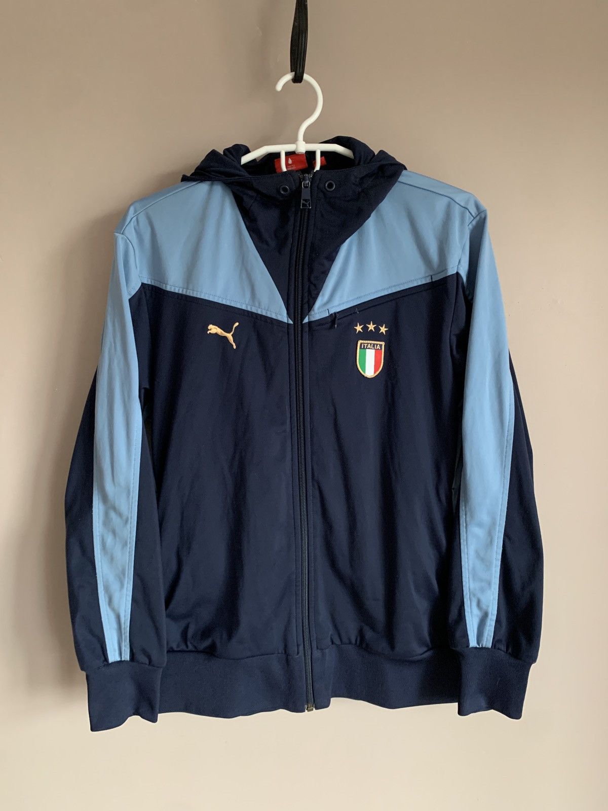 Puma Italy Italia soccer football World Cup track jacket hooded Size US S / EU 44-46 / 1 - 1 Thumbnail