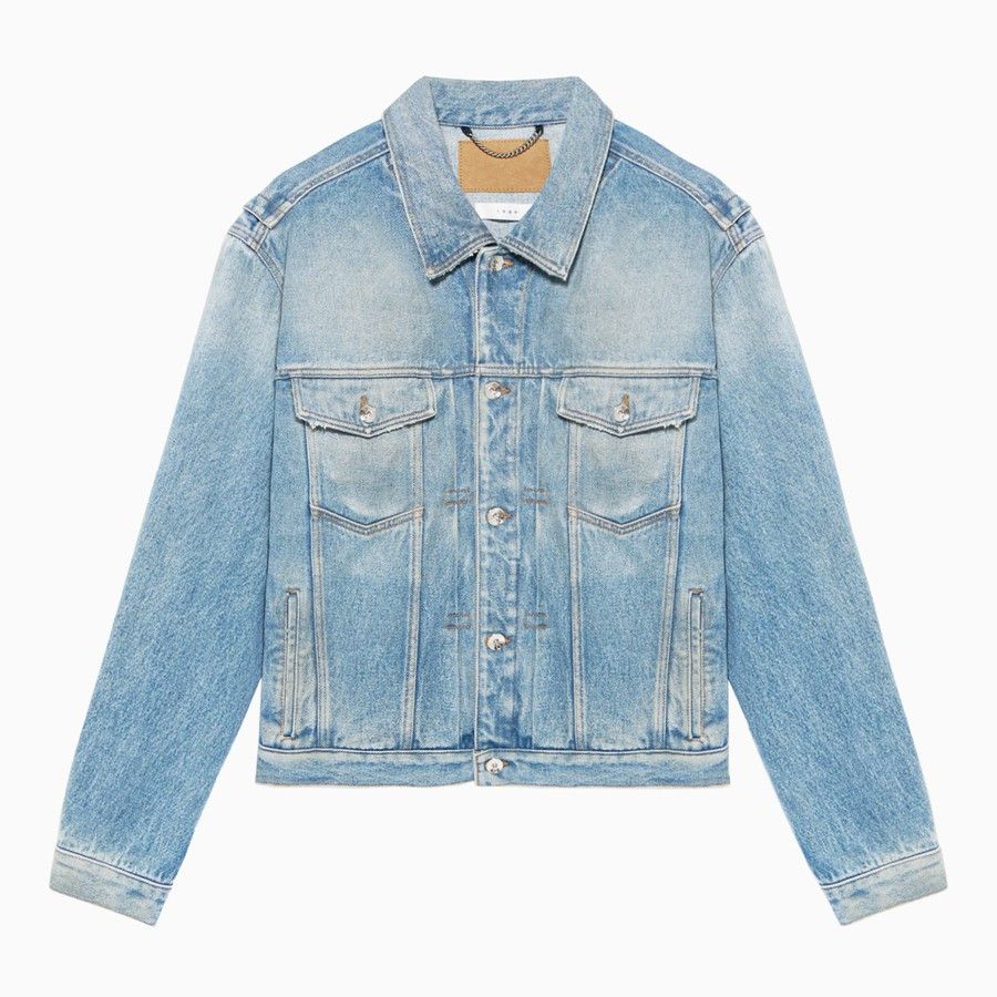 1989 STUDIO o1d2blof1124 Denim Jacket in Light Blue Size US L / EU 52-54 / 3 - 1 Thumbnail