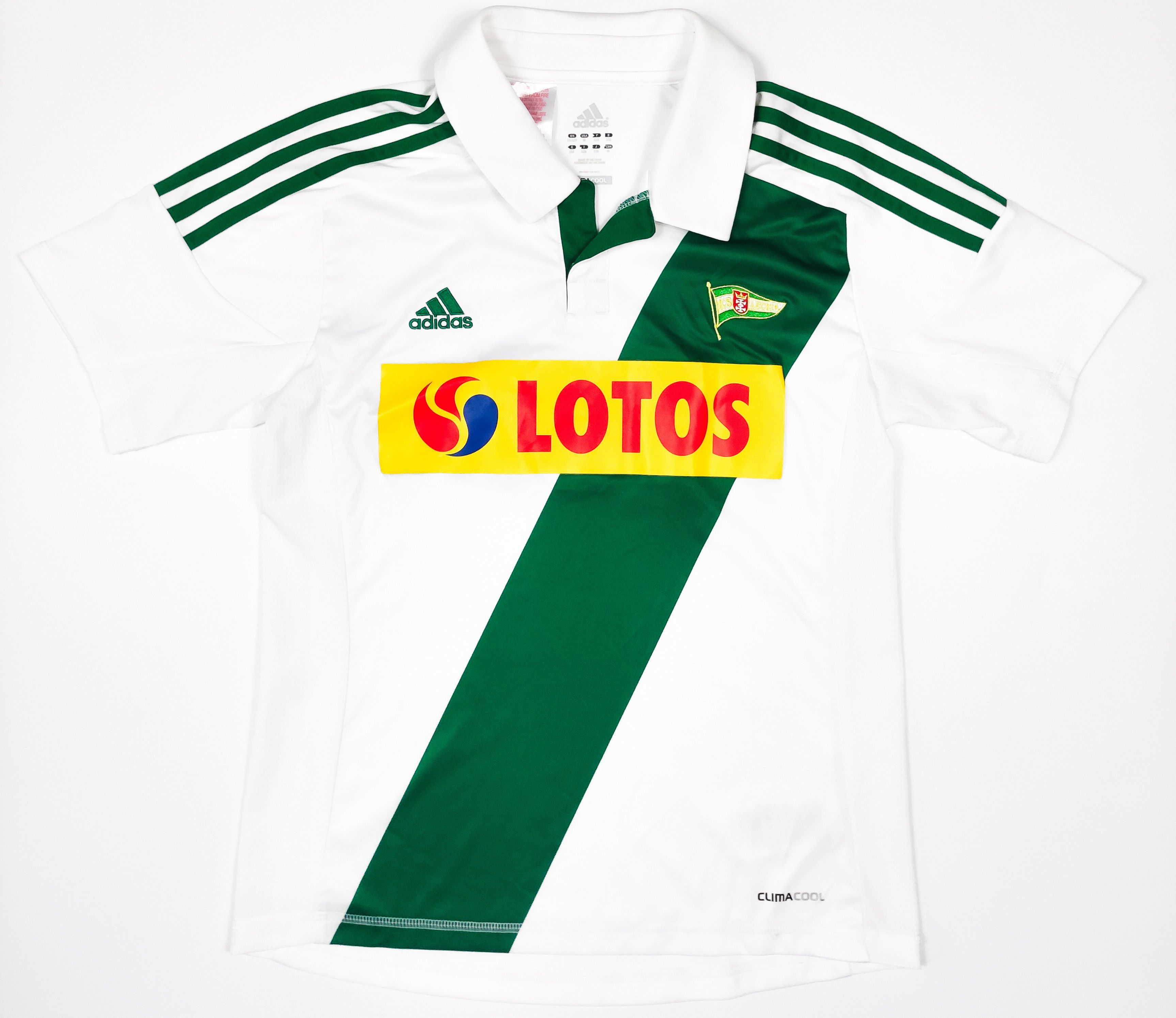 Adidas Lechia Gdańsk 2012 2013 Adidas Home Shirt 12 years old Size US XXS / EU 40 - 1 Thumbnail