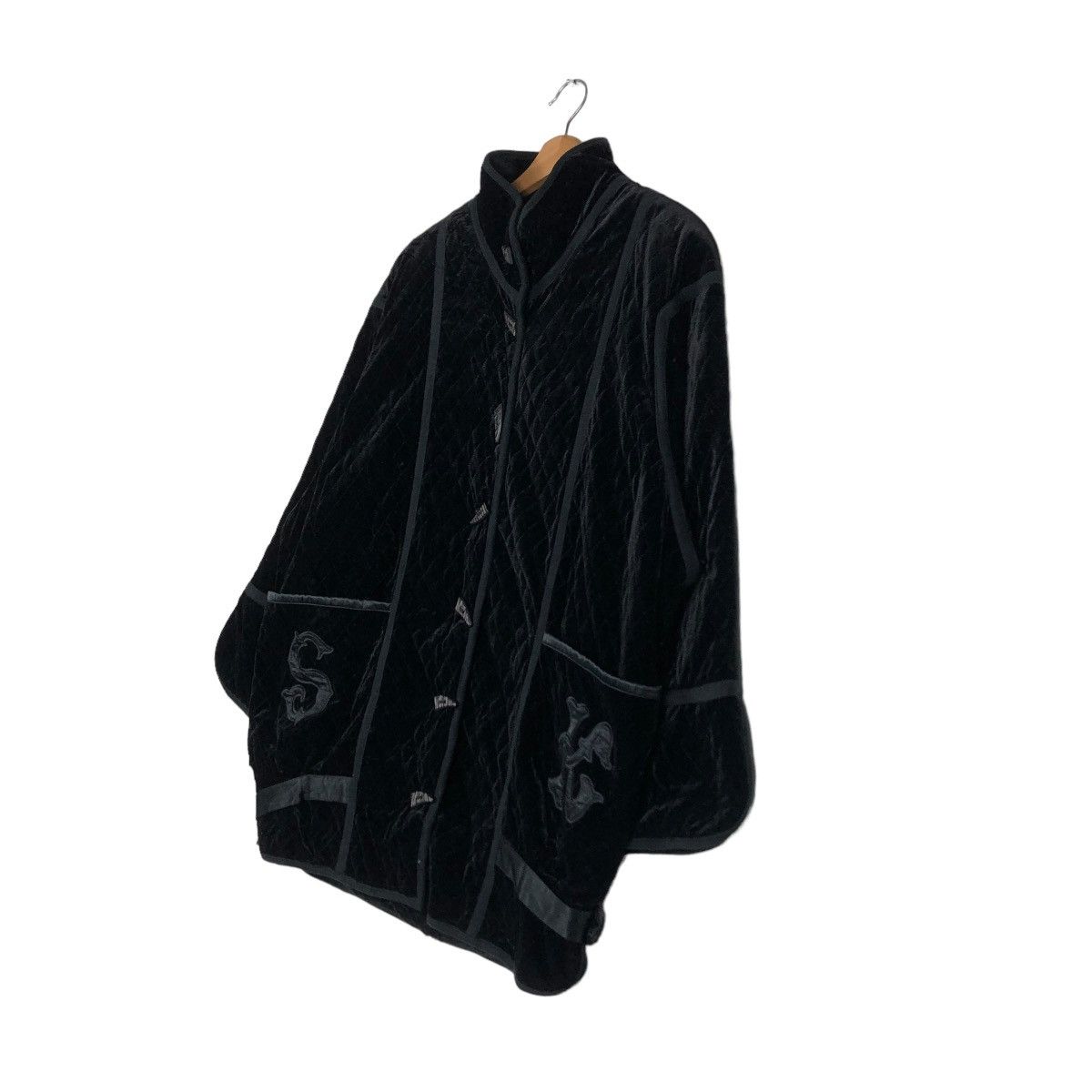 Designer × Japanese Brand × Vintage 🔥VINTAGE VELVET BUTTON JACKET QUILTED KATSUMI ISSEY MIYAKE Size US L / EU 52-54 / 3 - 2 Thumbnail