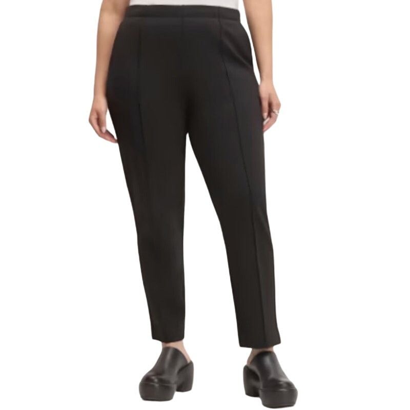 Everlane The Dream Pant Tapered Leg Slim Pintuck Black Small
