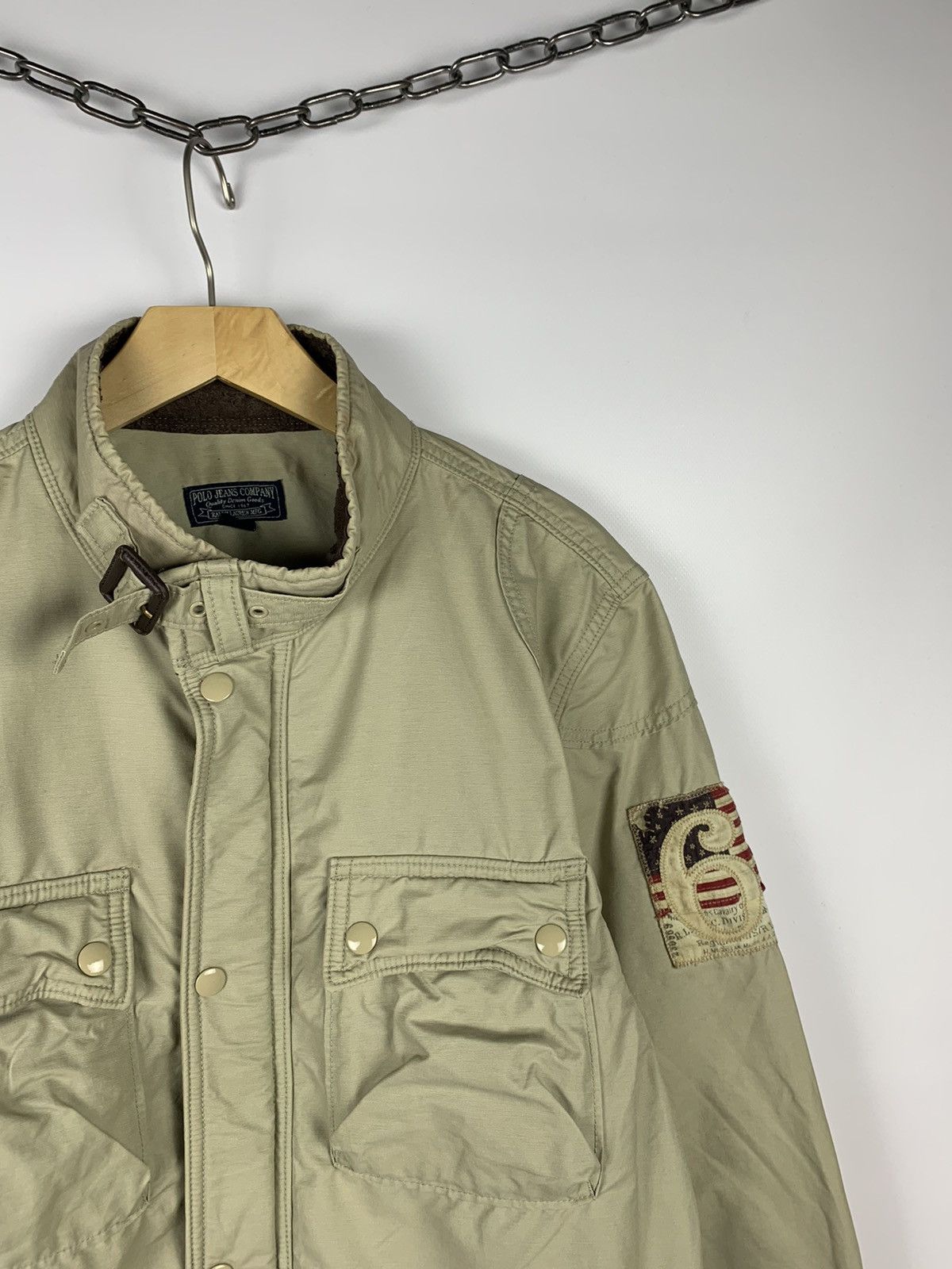 Vintage Vintage Y2K Polo Jeans Co. Ralph Lauren M-65 Jacket Military Size US L / EU 52-54 / 3 - 4 Thumbnail