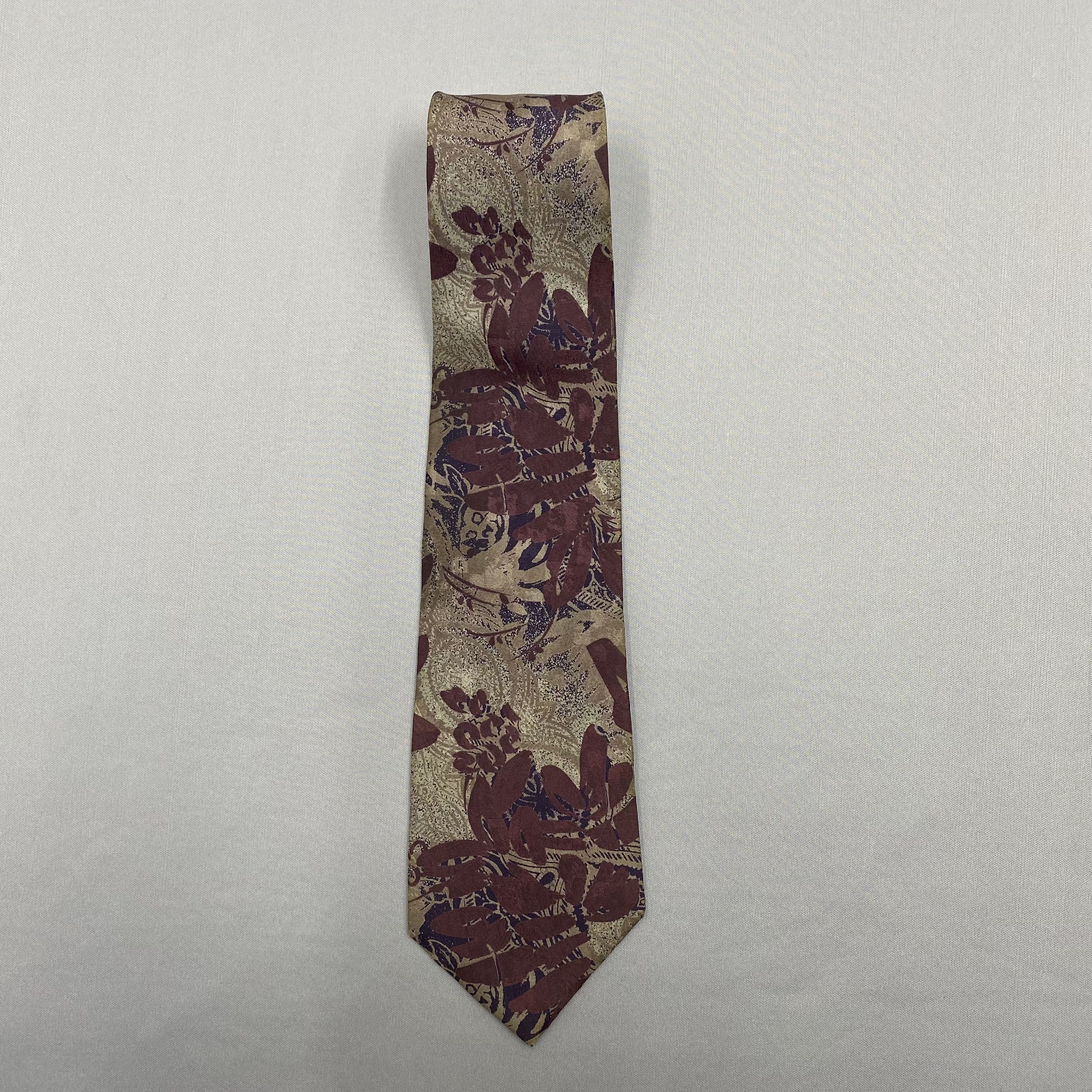 Japanese Brand Vintage Sonia Rykiel Homme SILK Necktie Cravate Pure Silk Size ONE SIZE - 3 Thumbnail