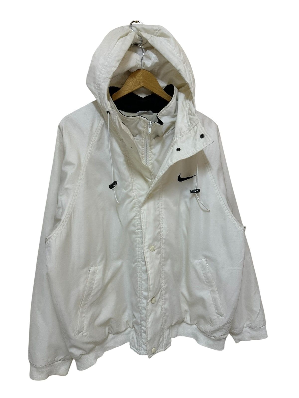 Nike Vintage 90s Nike Jacket Winter Small Logo Swoosh Size US XL / EU 56 / 4 - 3 Thumbnail
