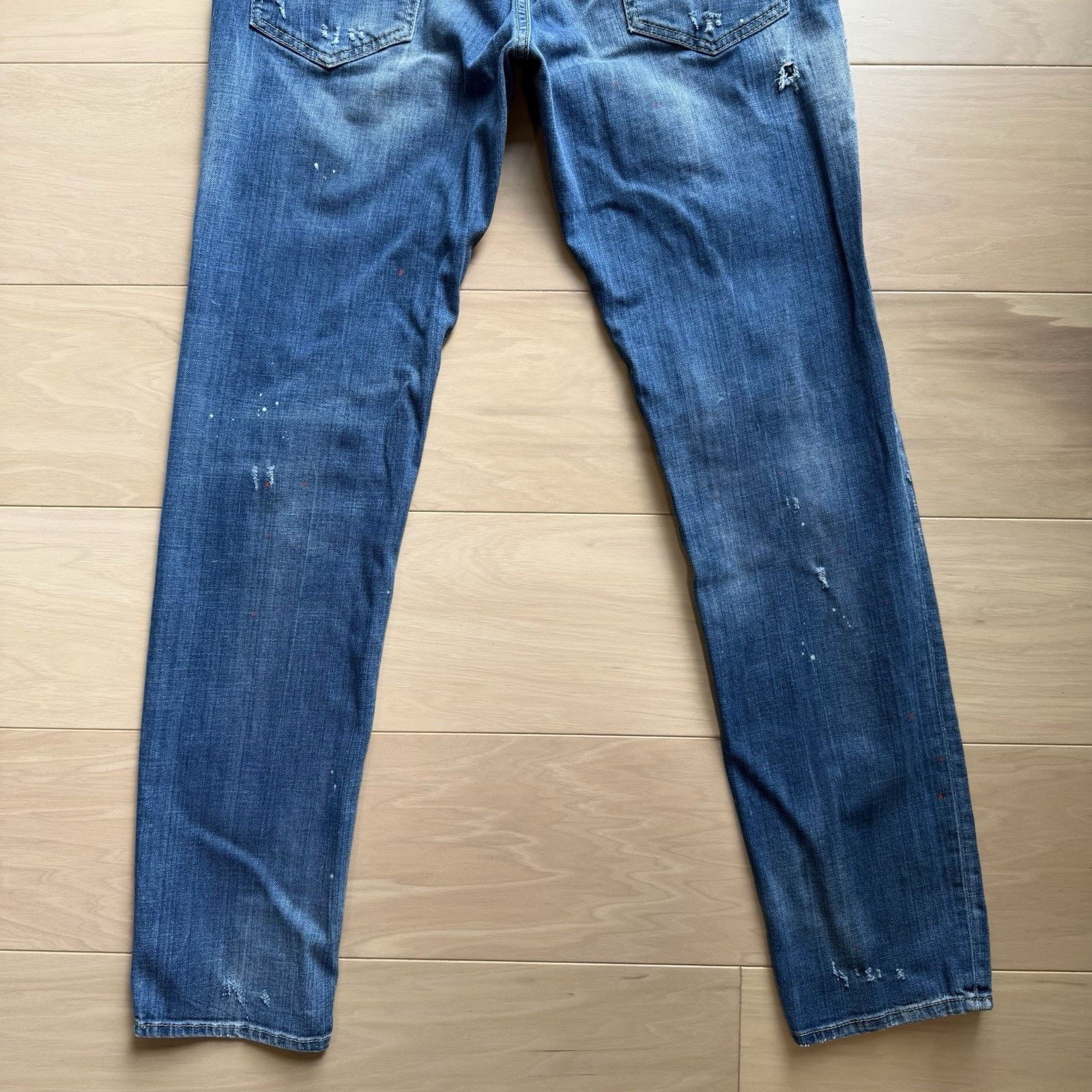 Dsquared2 Dsquared2 Jeans 33 Blue Distressed Button Fly Workwear Size US 33 - 7 Thumbnail