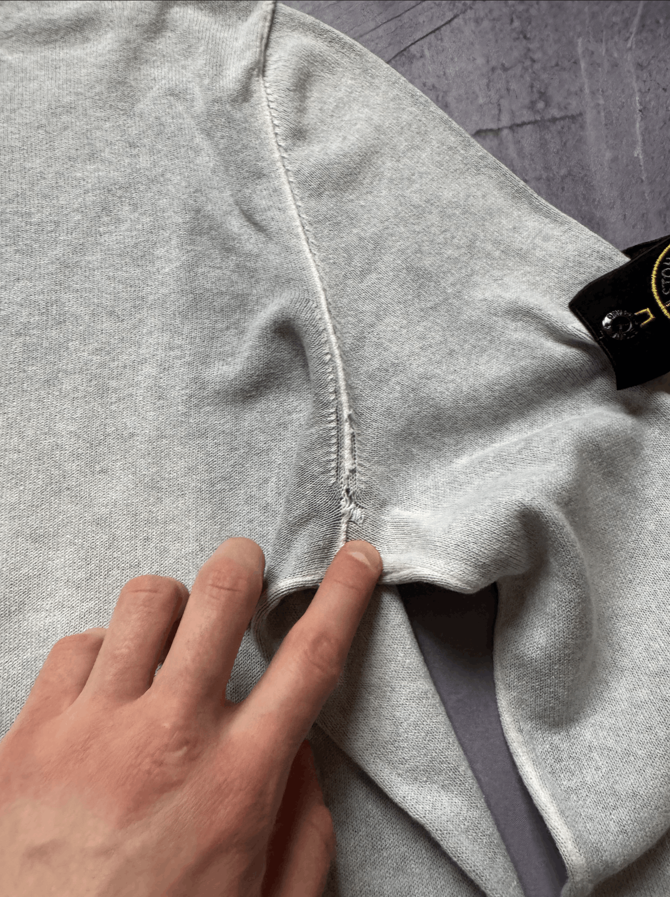 Stone Island Stone Island SS16 Sweatshirt Hand Sprayed Dust Treatment XL Size US XL / EU 56 / 4 - 7 Thumbnail