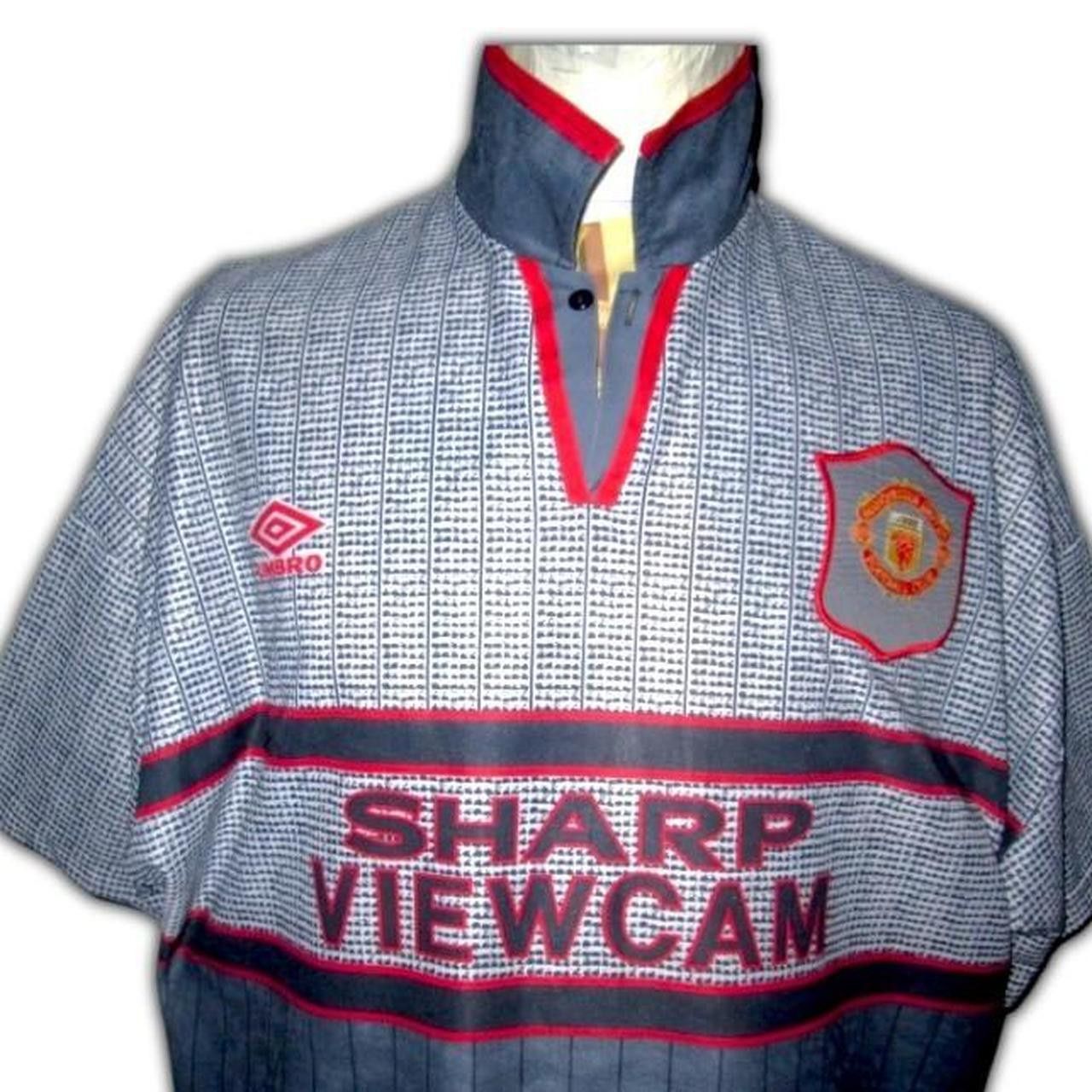 Umbro Manchester united England 1994 1995 1996 Away shirt jersey Size US XL / EU 56 / 4 - 2 Thumbnail