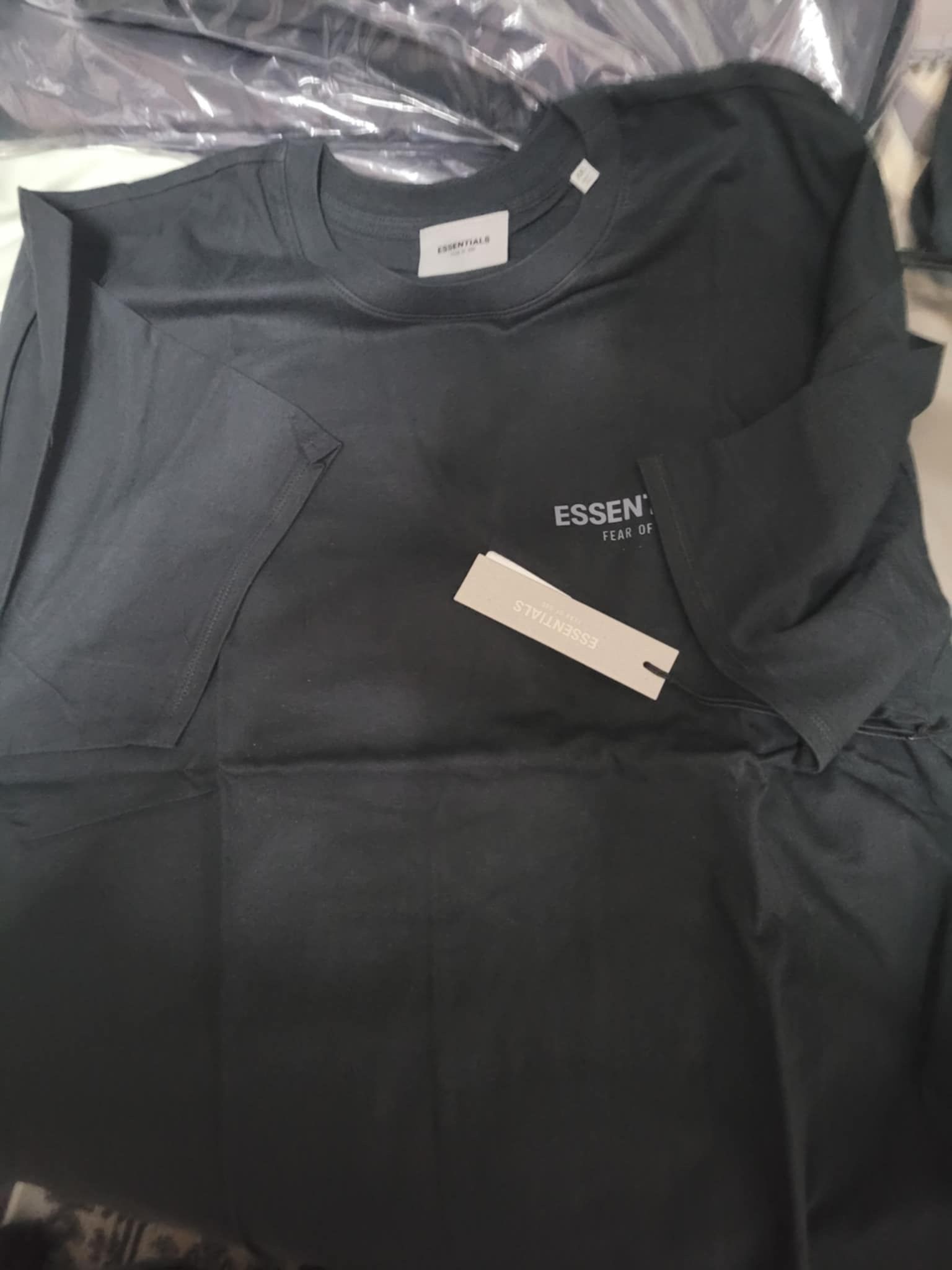 Fear of God Fear OF God Essential T-Shirt black SZ XXL Size US XXL / EU 58 / 5 - 3 Thumbnail