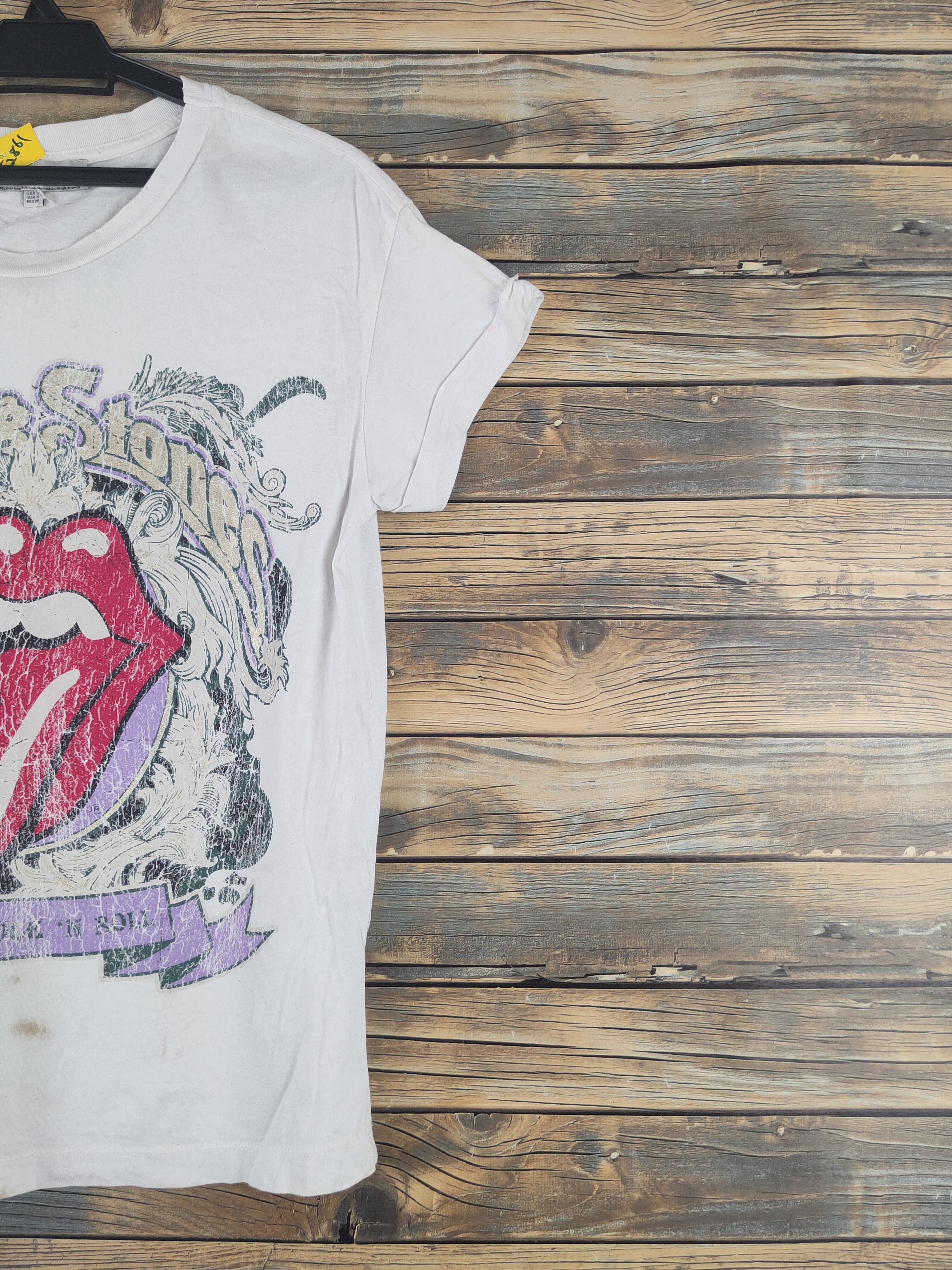 The Rolling Stones The Rolling Stones White Short Sleeve T-shirts #S 2861 Size S / US 4 / IT 40 - 6 Thumbnail