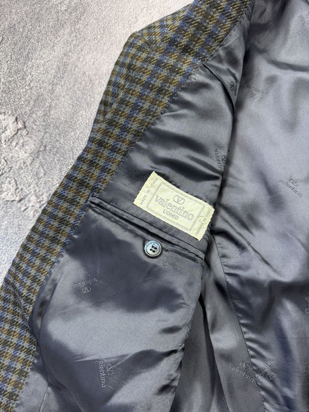 Valentino Valentino Uomo Vintage Wool Blazer — Made in Italy Size 52R - 6 Thumbnail