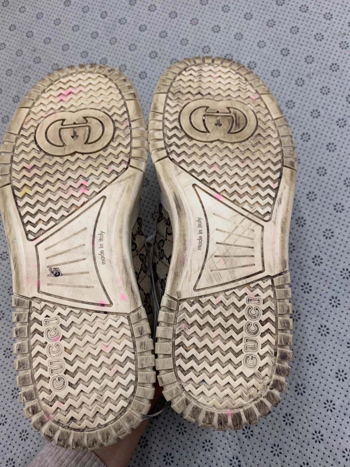 Gucci Gucci GG Supreme colorblock sneakers women's 37.5 Size US 6.5 / IT 36.5 - 4 Thumbnail